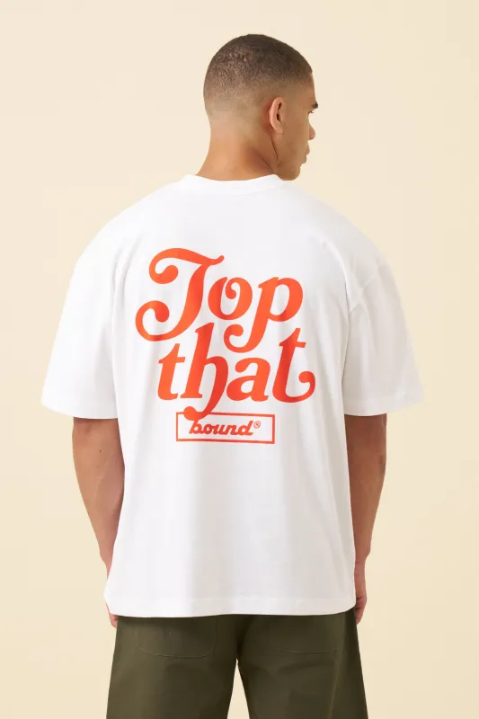 TOP THAT TEE - WHITE sold by Bound