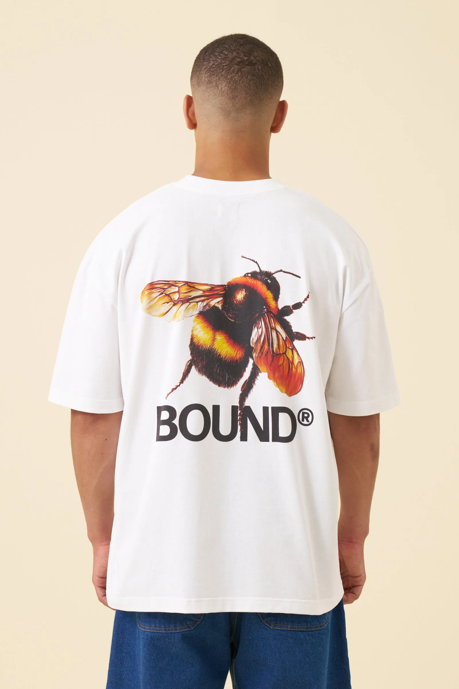 BUZZIN' TEE - WHITE sold by Bound
