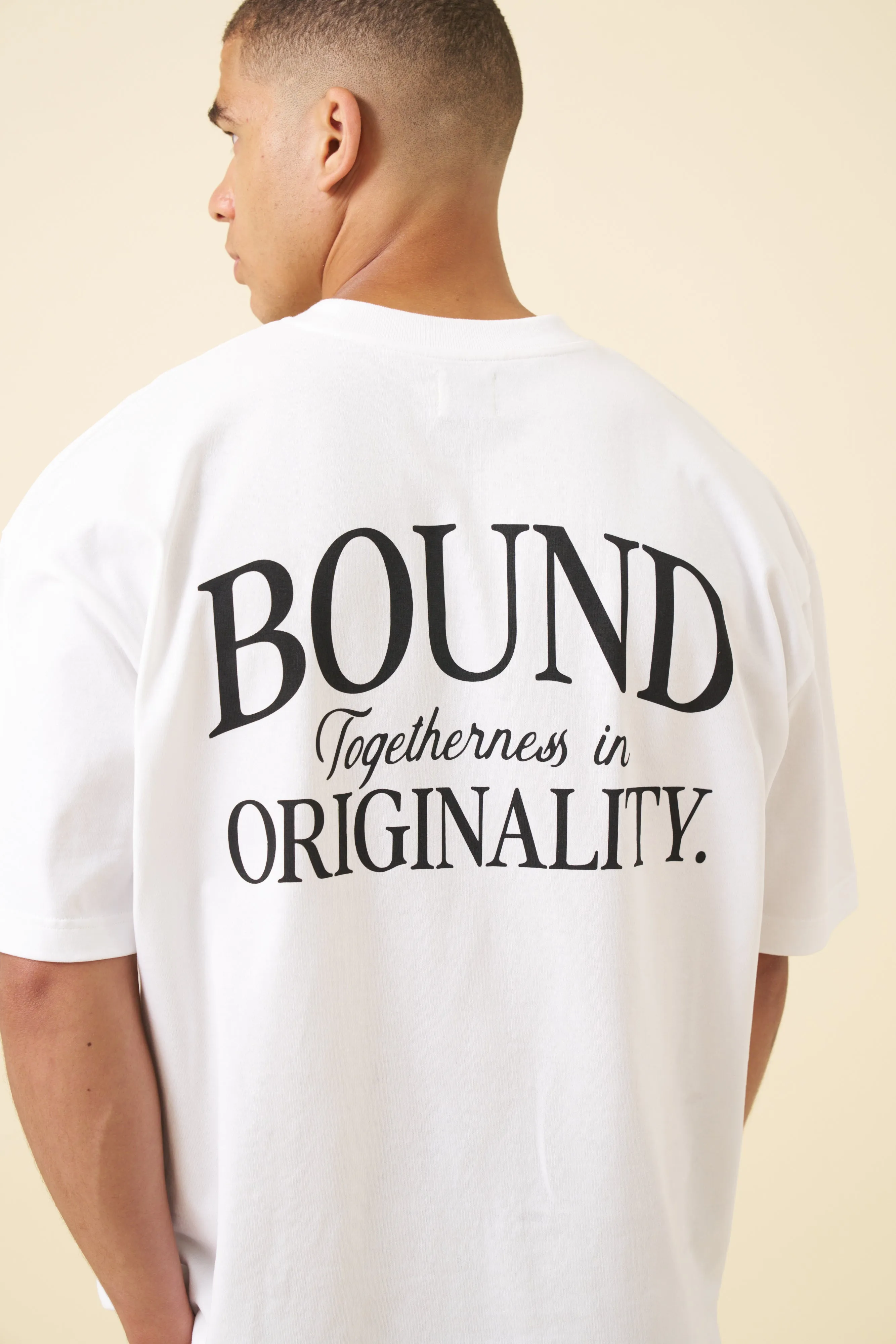 ORIGINALITY TEE - WHITE sold by Bound product image thumbnail 5