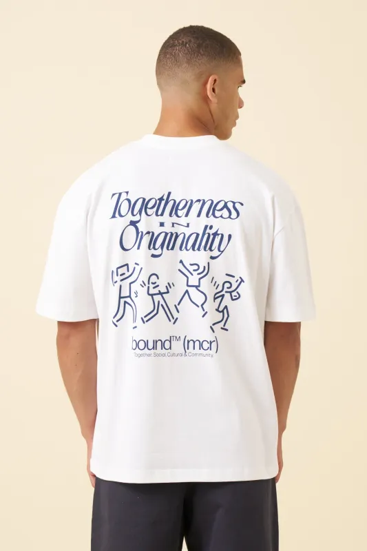 DANCING TEE - WHITE sold by Bound