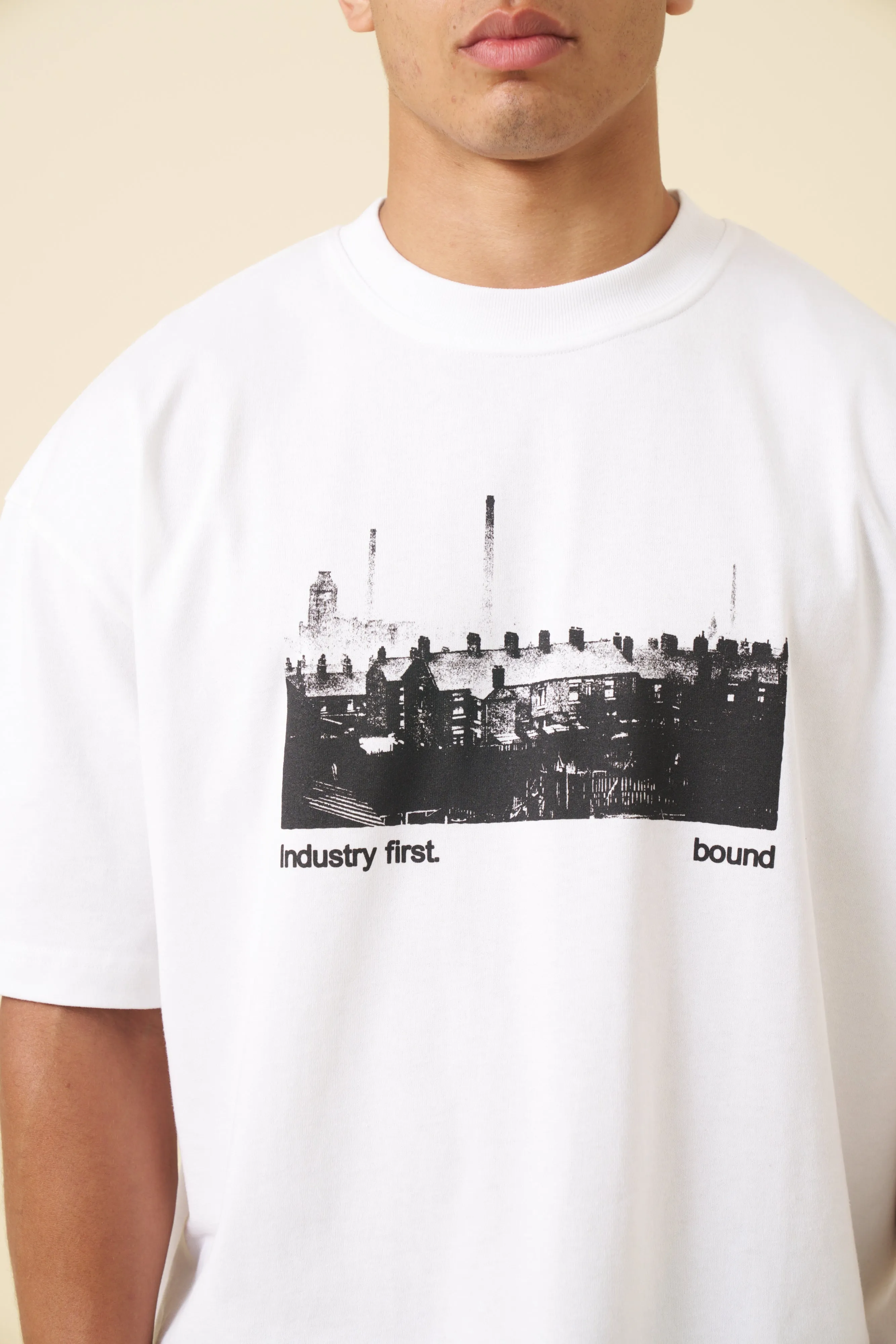 MCR INDUSTRY TEE - WHITE sold by Bound product image thumbnail 4