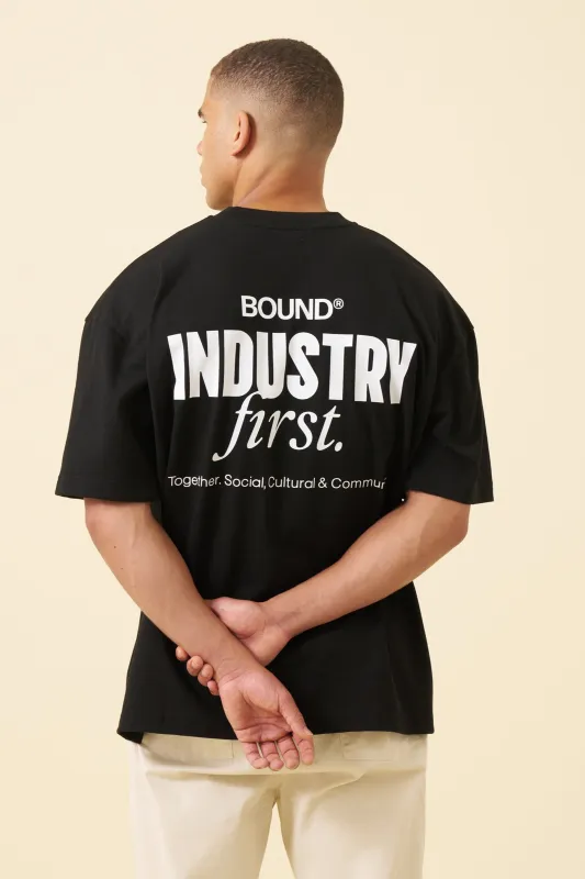 INDUSTRY FIRST TEE - BLACK sold by Bound