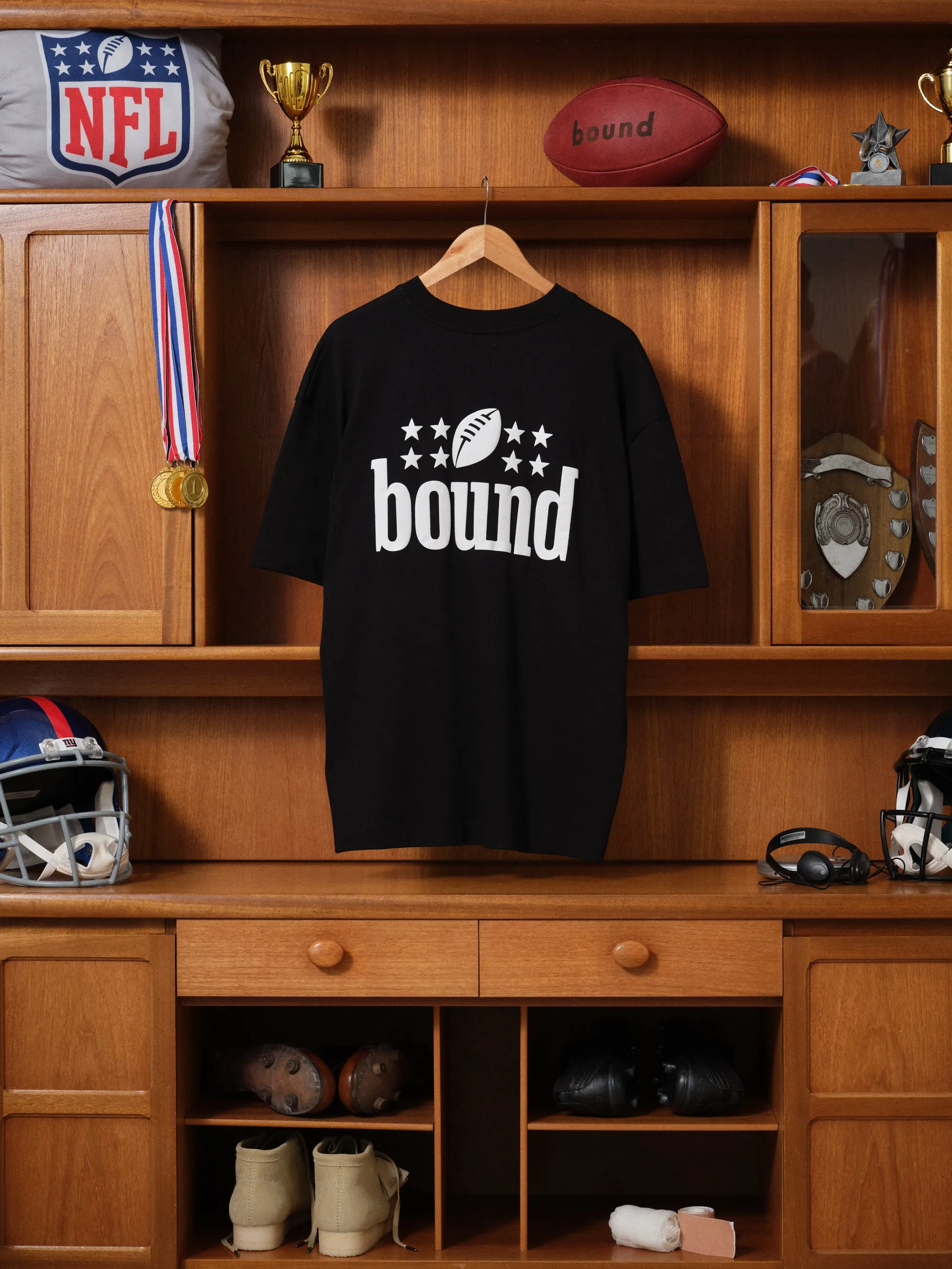 NFL X BOUND TEE - BLACK sold by Bound product image thumbnail 5
