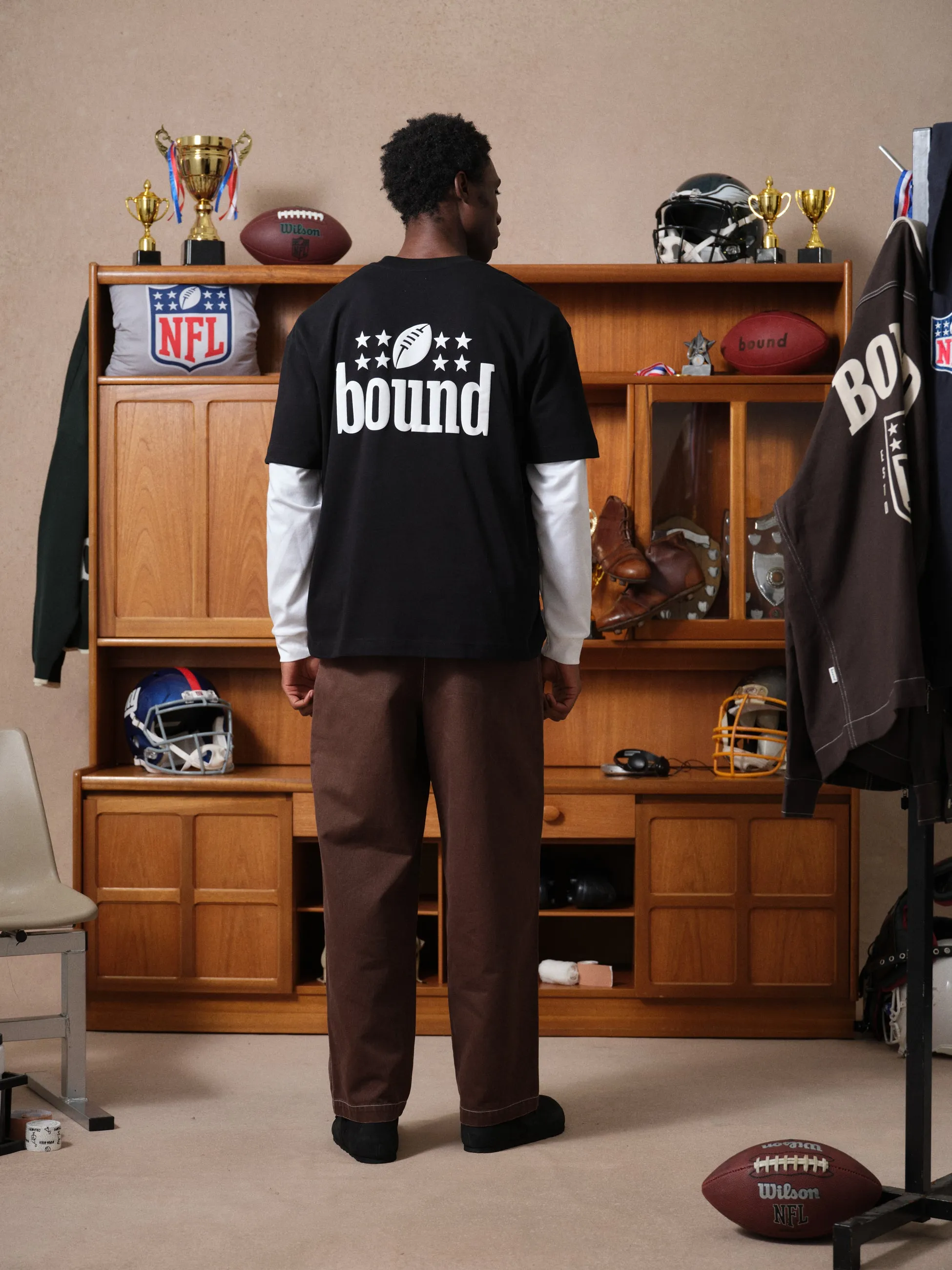 NFL X BOUND TEE - BLACK sold by Bound product image thumbnail 3