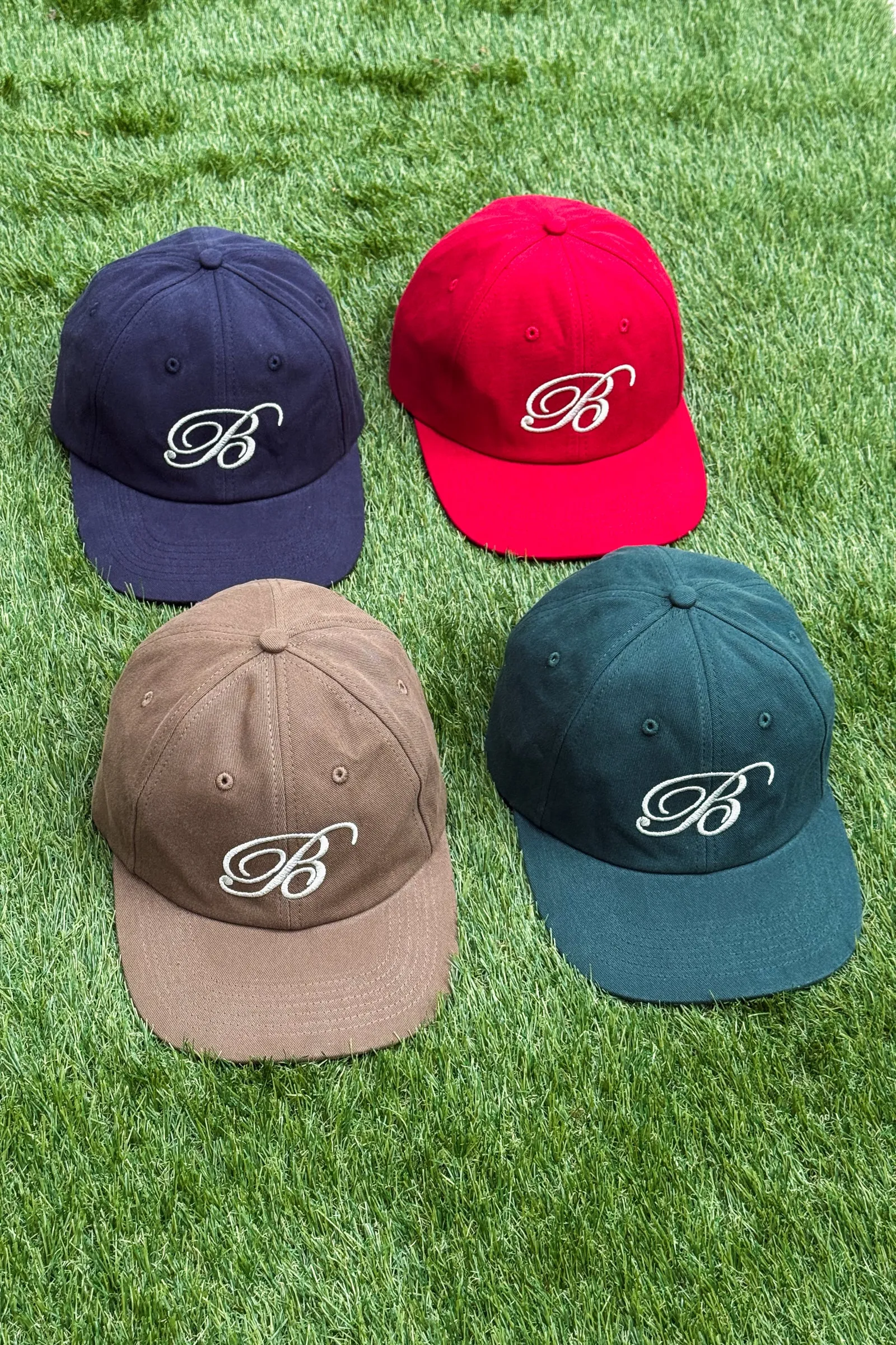 SCRIPT EMBROIDERED 6 PANEL CAP - FOREST GREEN sold by Bound product image thumbnail 4