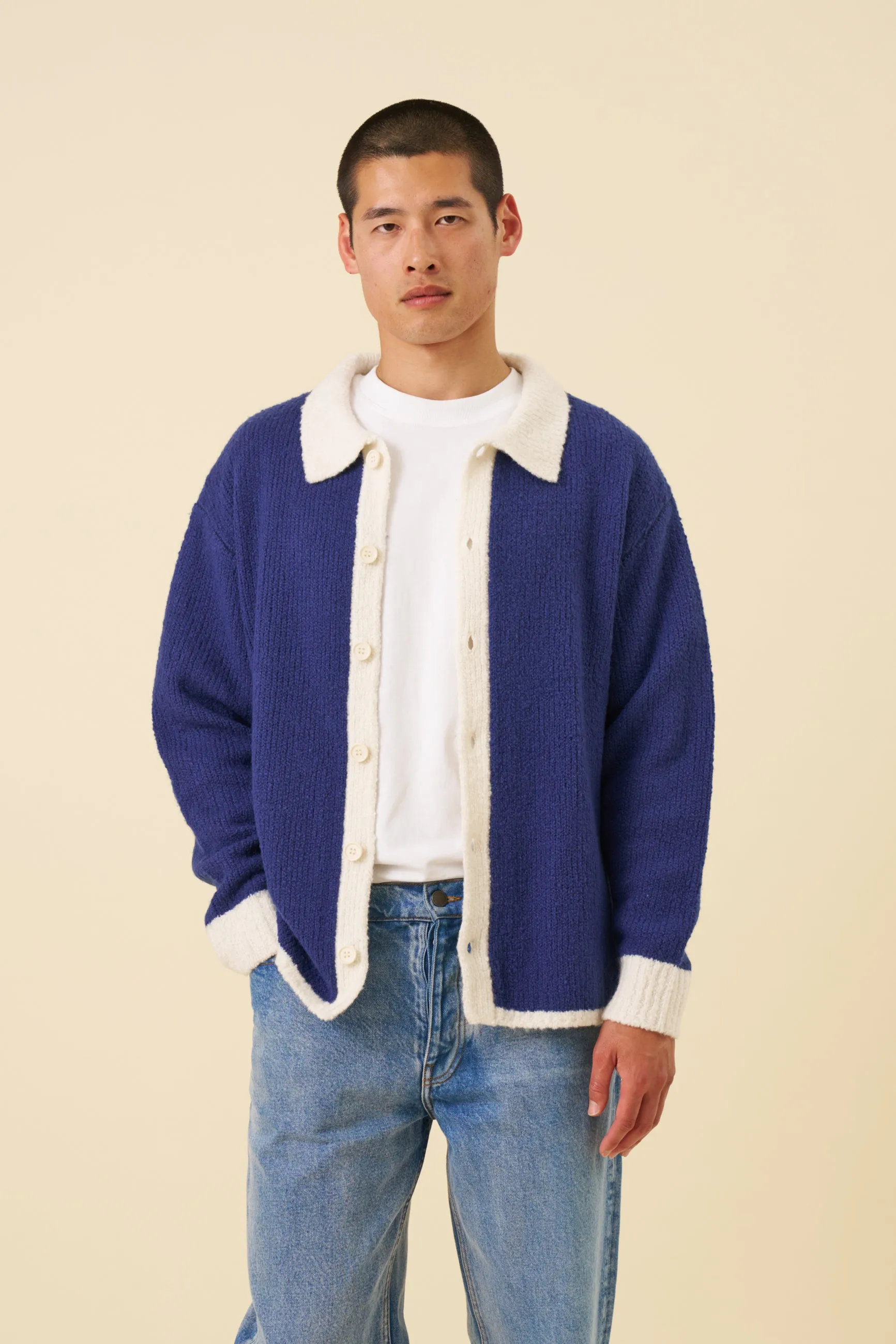 OXFORD WOOL BUTTON UP KNIT sold by Bound product image thumbnail 4