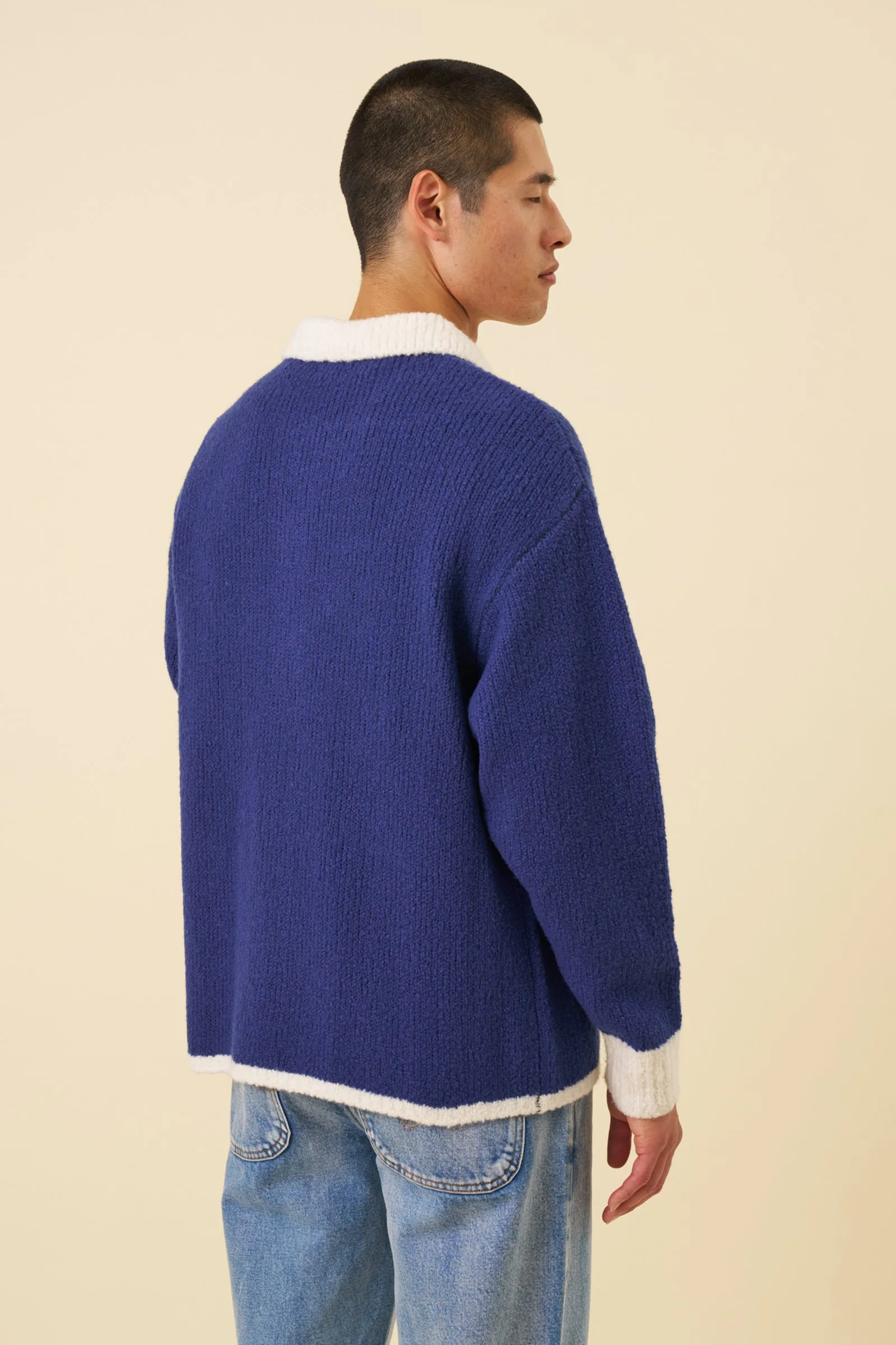 OXFORD WOOL BUTTON UP KNIT sold by Bound product image thumbnail 5