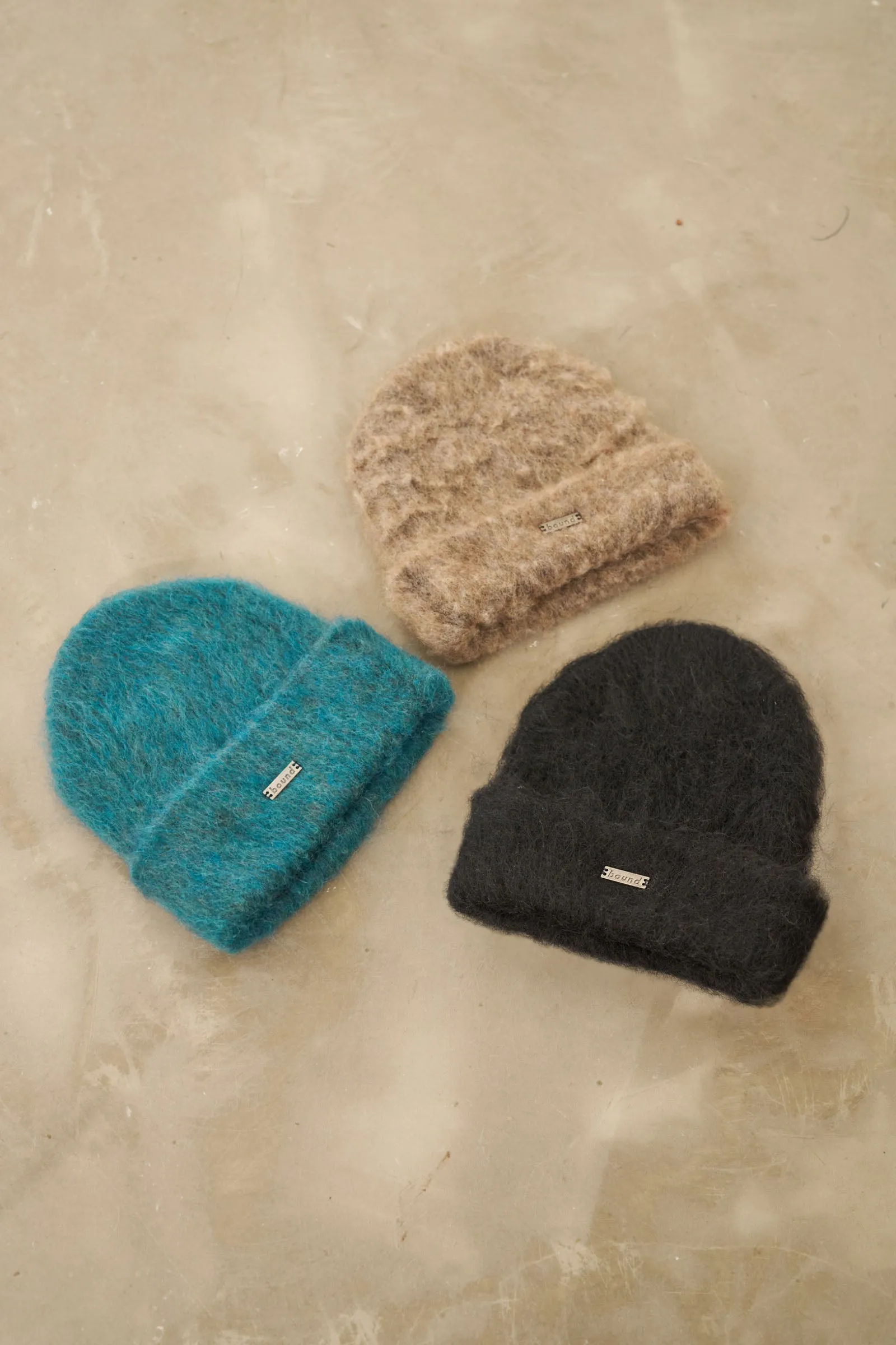 MOHAIR BEANIE - BLACK sold by Bound product image thumbnail 5