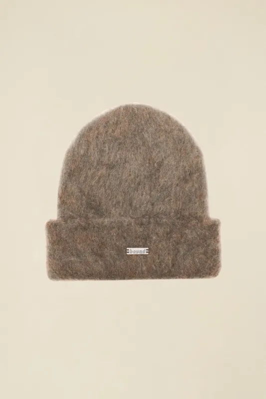 MOHAIR BEANIE - BROWN sold by Bound