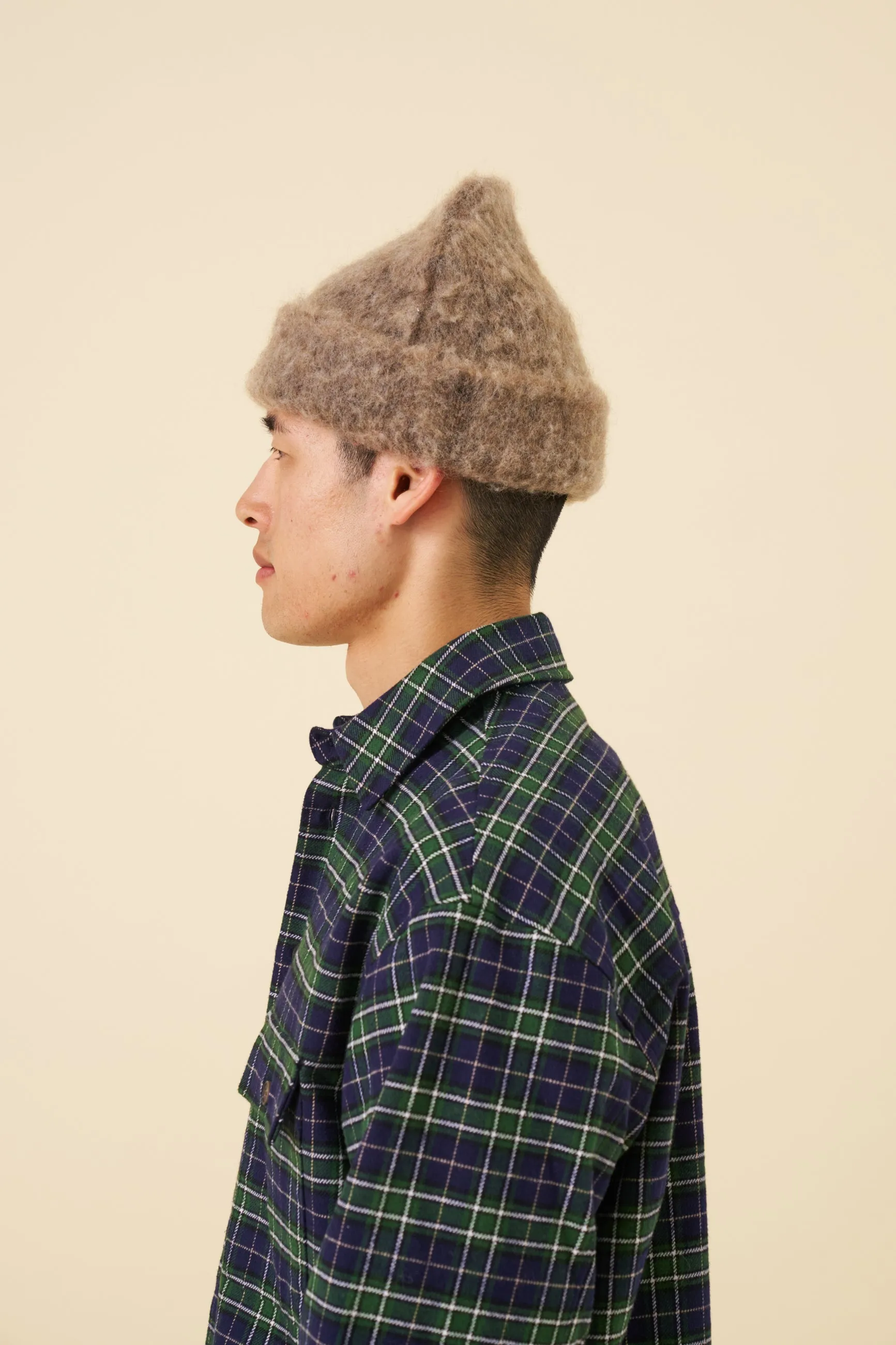 MOHAIR BEANIE - BROWN sold by Bound product image thumbnail 4
