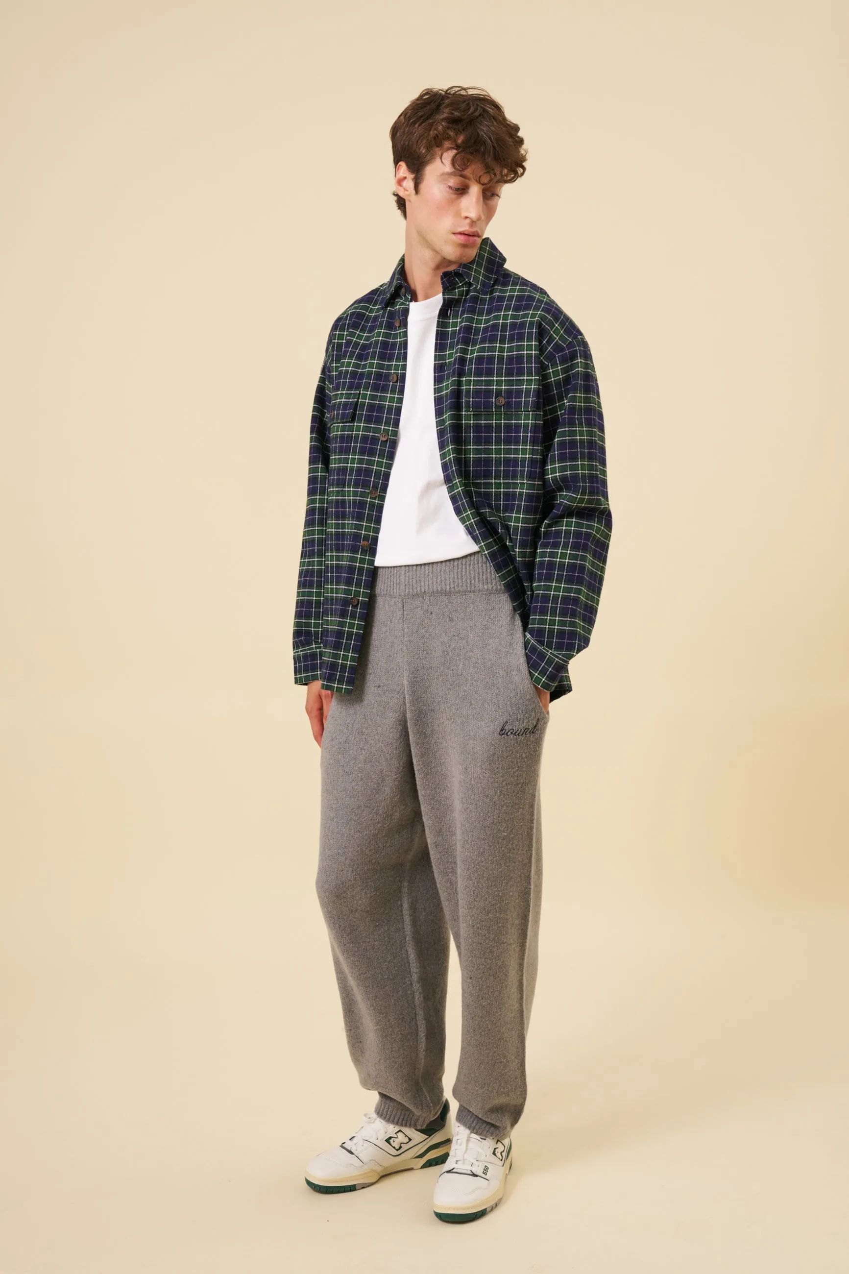 MOHAIR SWEATPANTS - GREY sold by Bound product image thumbnail 2