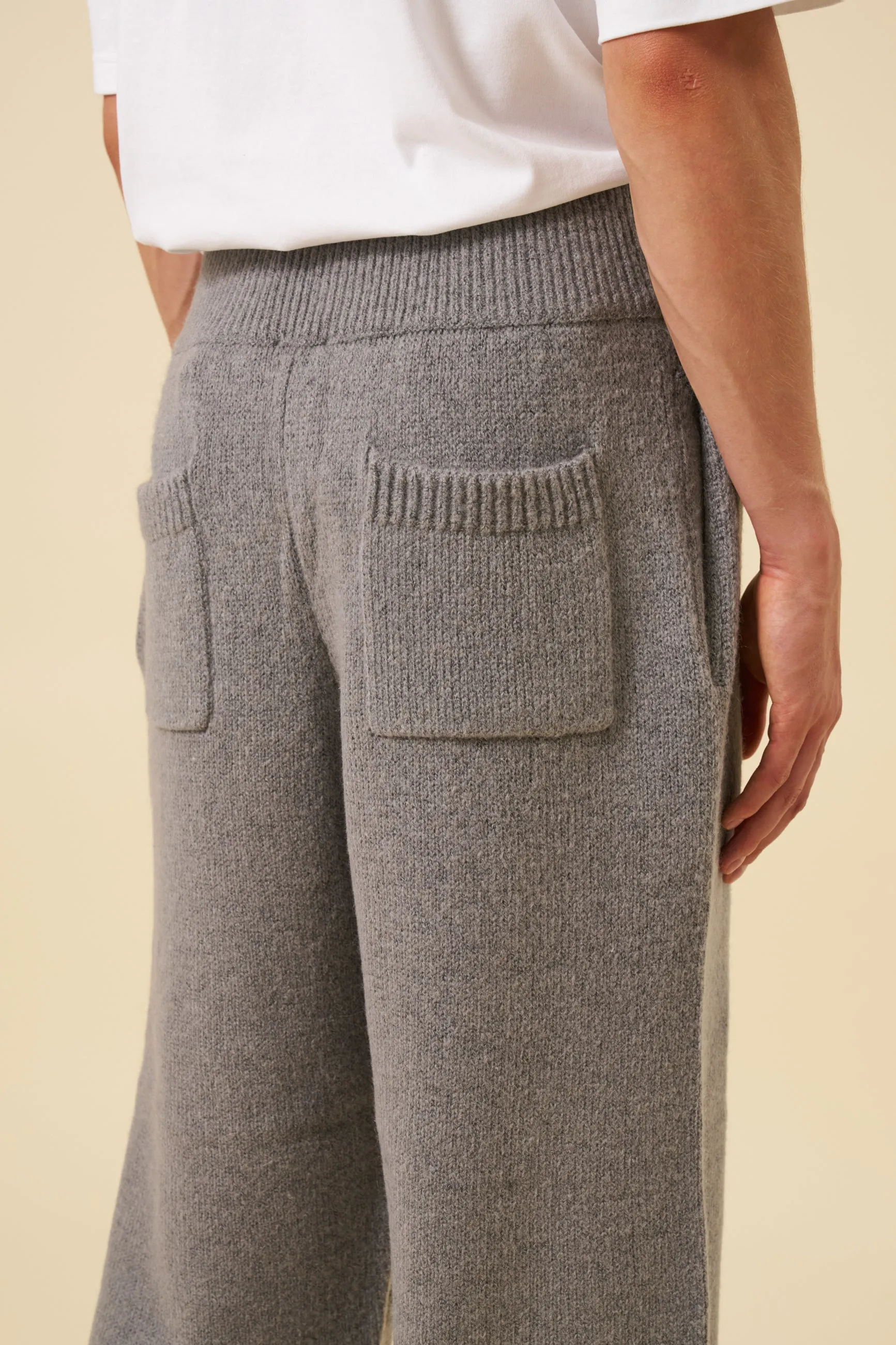 MOHAIR SWEATPANTS - GREY sold by Bound product image thumbnail 5