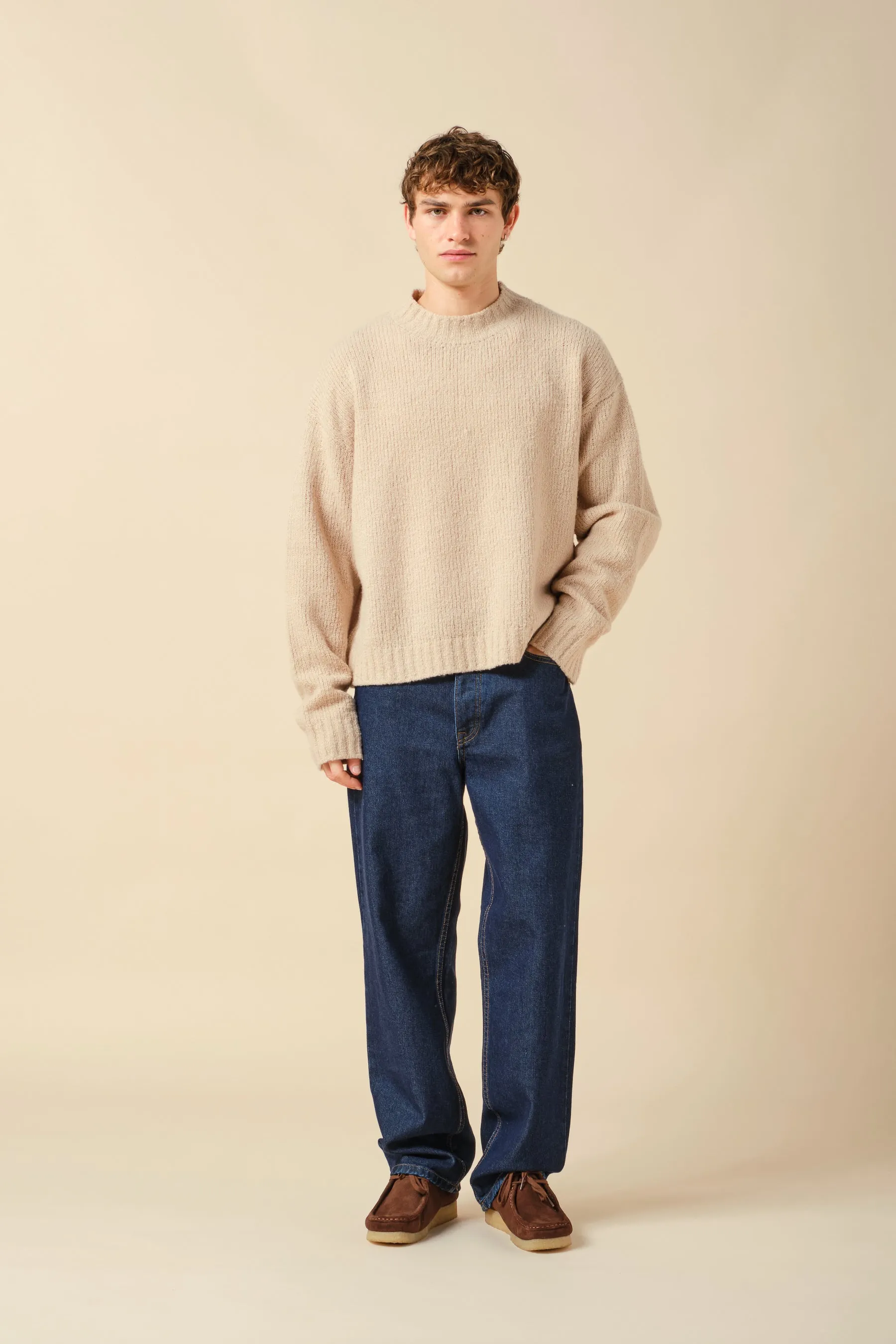 CROPPED WOOL KNIT - SAND sold by Bound product image thumbnail 2