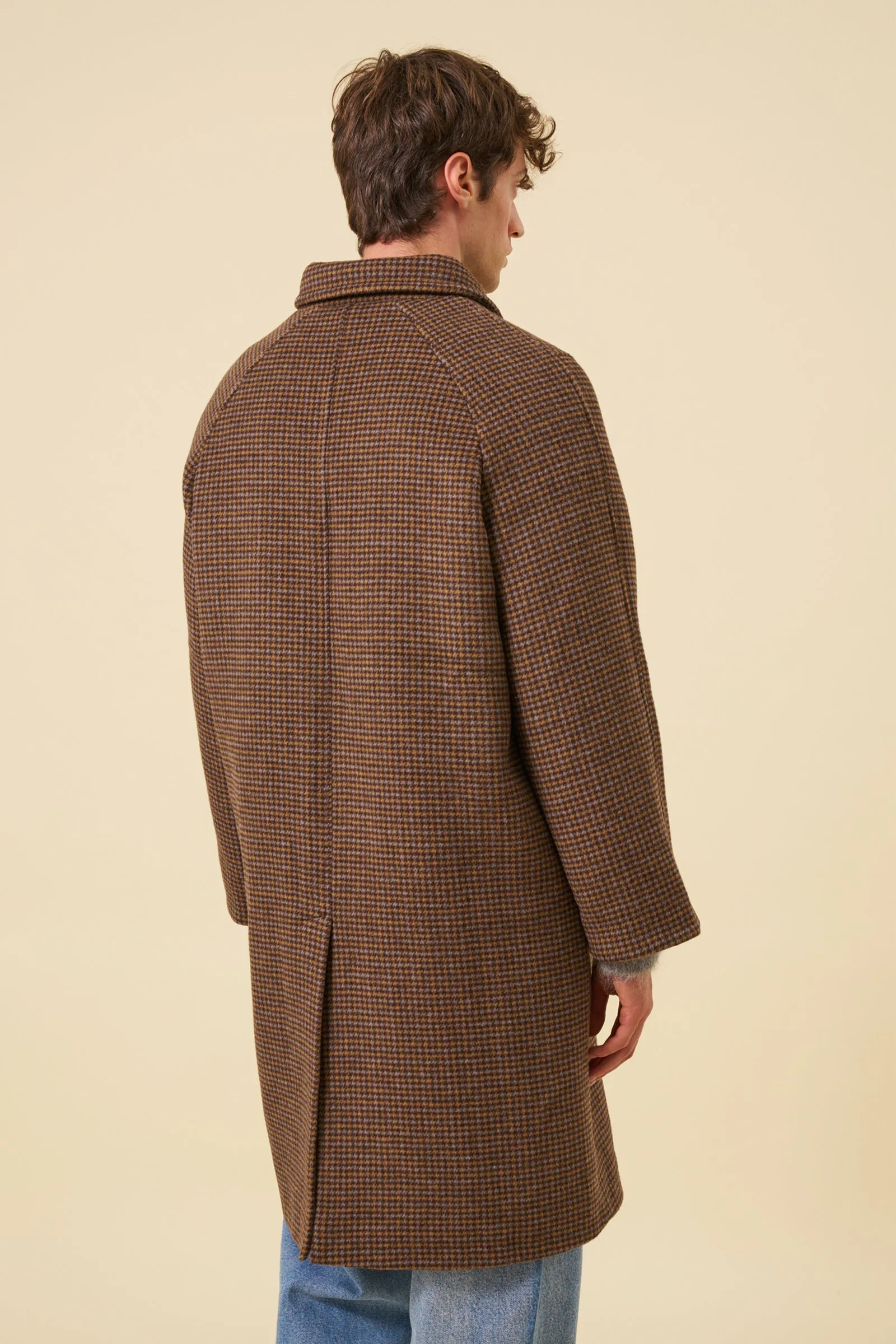 STEWART DOGTOOTH WOOL OVERCOAT sold by Bound product image thumbnail 5