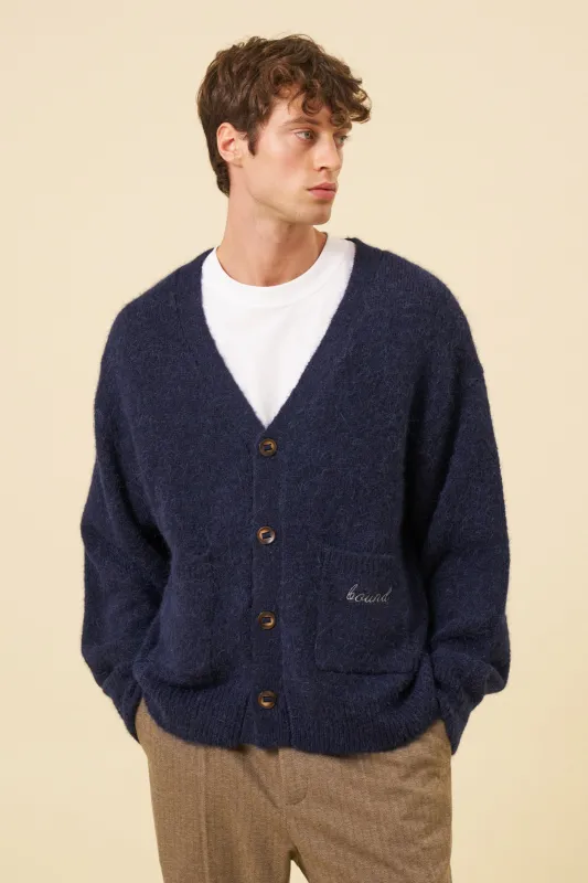 PARKER ALPACA CARDIGAN - NAVY sold by Bound