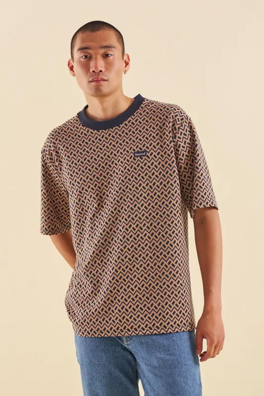 GEO CONTRAST TEE sold by Bound