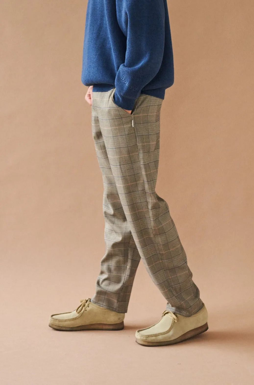 EVERETT GREY CHECK STRAIGHT TROUSER sold by Bound product image thumbnail 4