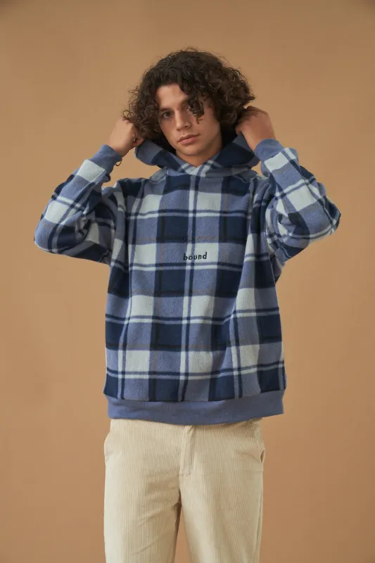 JUBILEE CHECK FLEECE HOODIE sold by Bound
