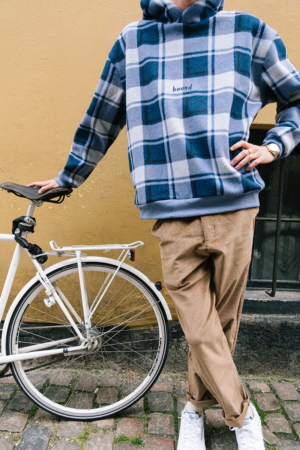 JUBILEE CHECK FLEECE HOODIE sold by Bound product image thumbnail 2