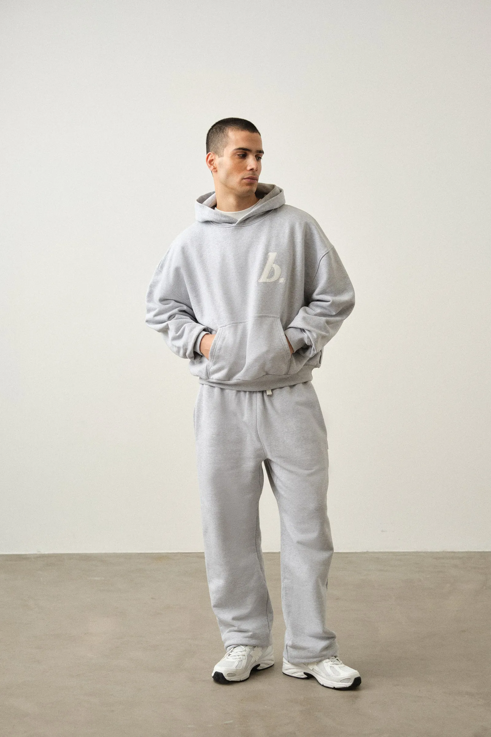 STAMP HOODIE - GREY MARL sold by Bound product image thumbnail 3