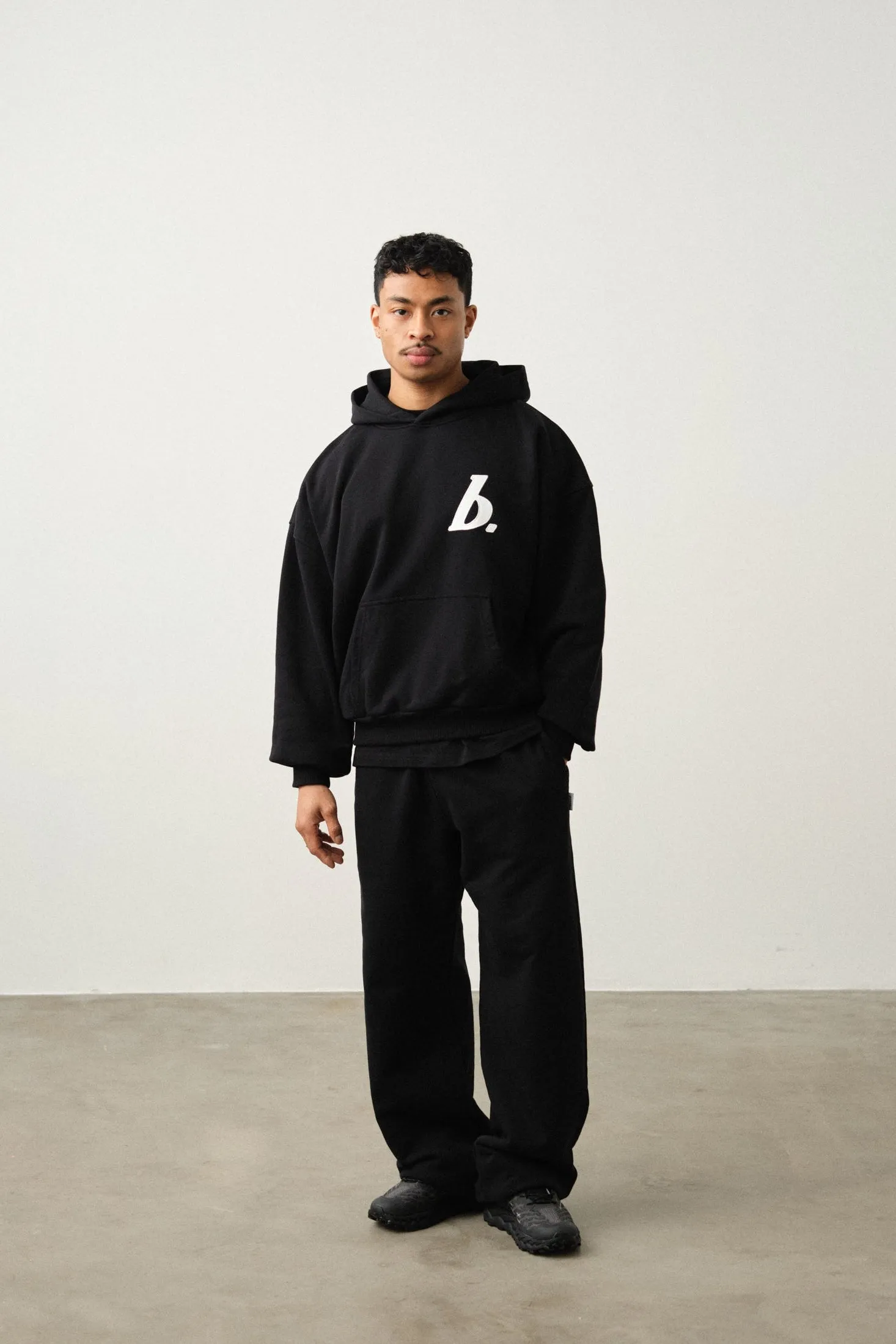 STAMP HOODIE - BLACK sold by Bound product image thumbnail 3