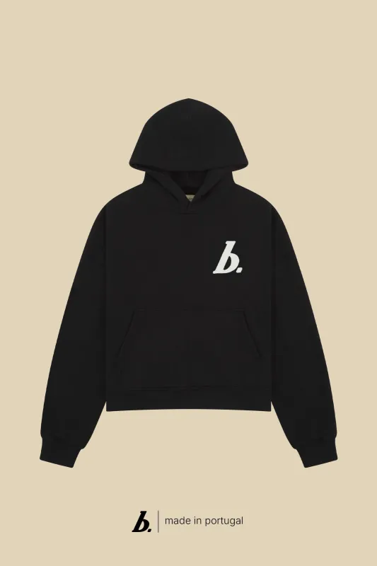STAMP HOODIE - BLACK sold by Bound