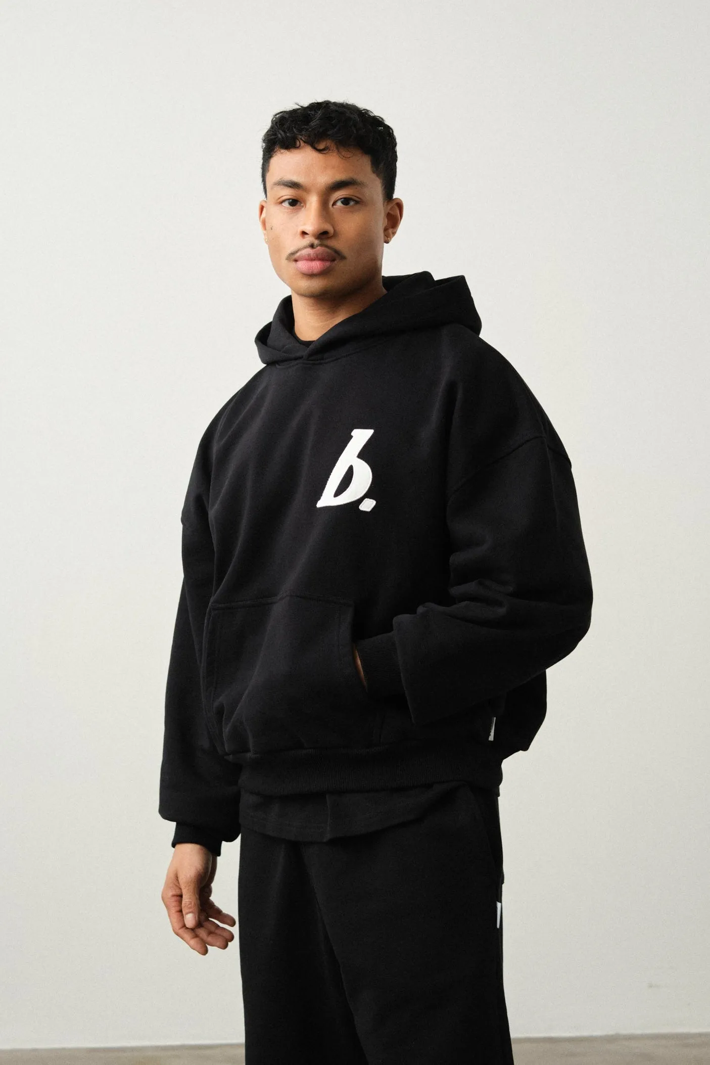STAMP HOODIE - BLACK sold by Bound product image thumbnail 2