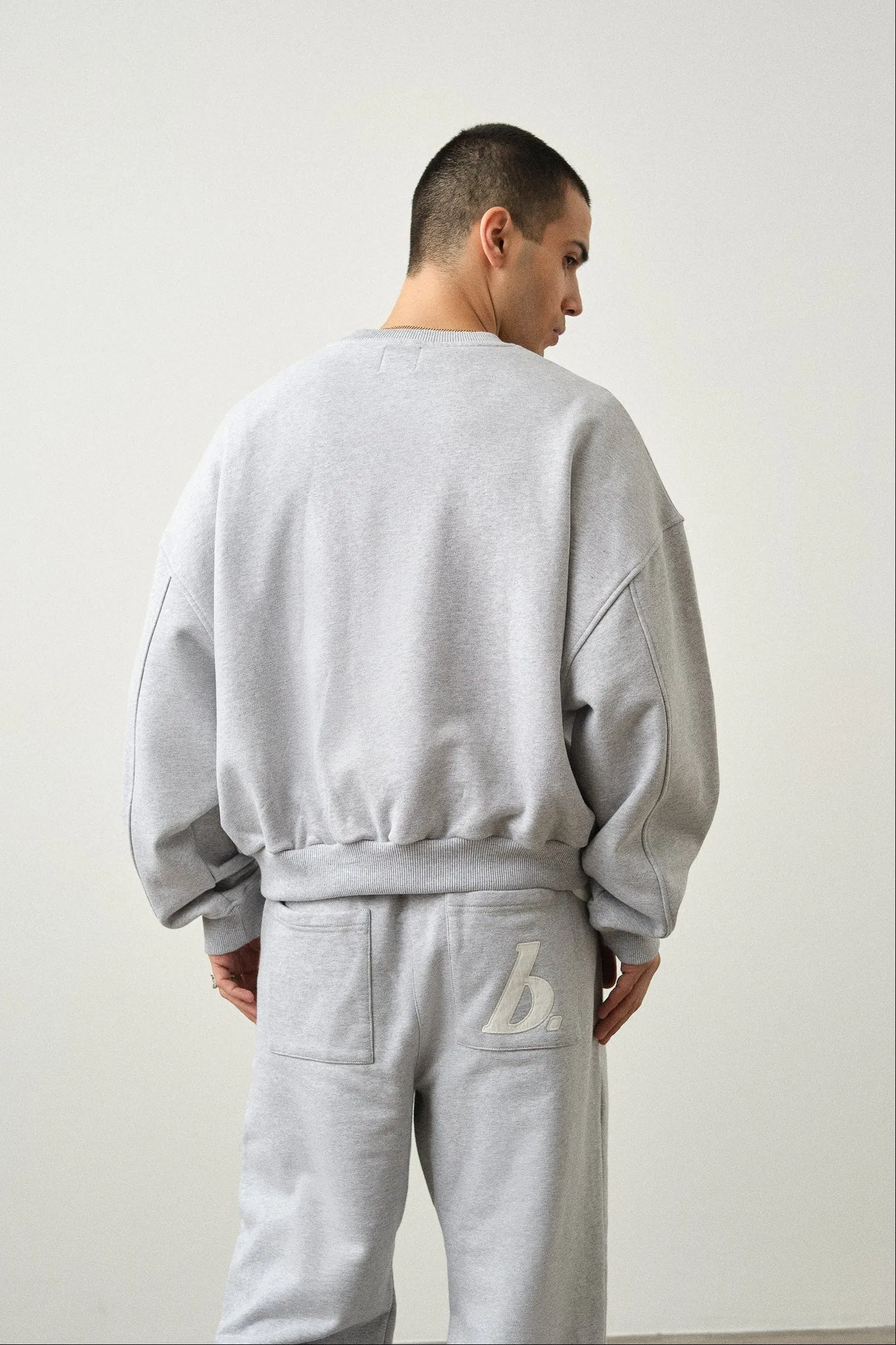 STAMP SWEATER - GREY MARL sold by Bound product image thumbnail 4