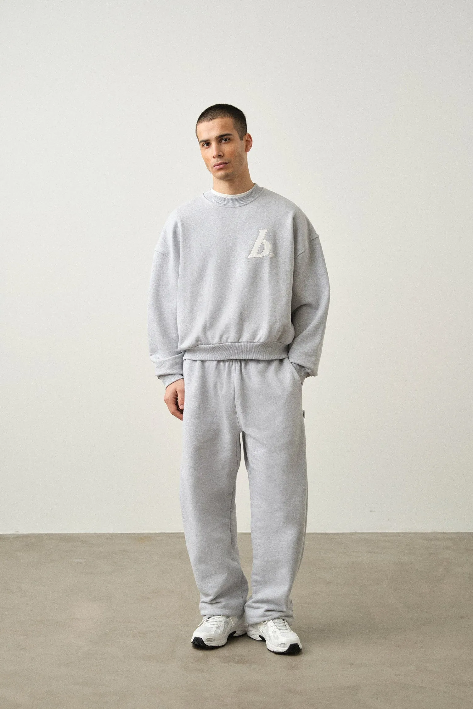 STAMP SWEATER - GREY MARL sold by Bound product image thumbnail 3