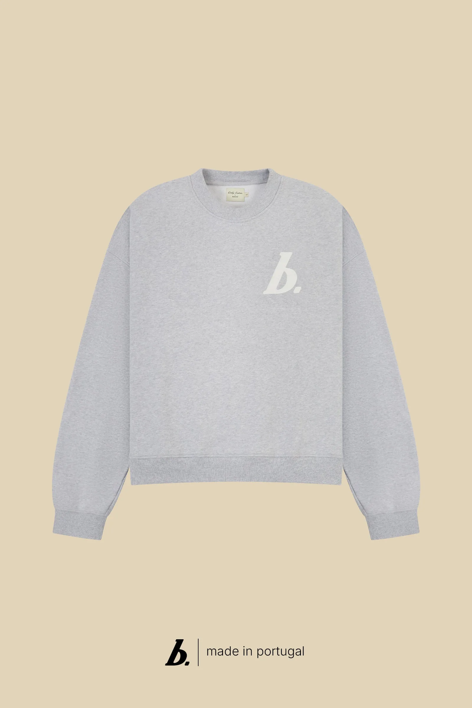 STAMP SWEATER - GREY MARL sold by Bound