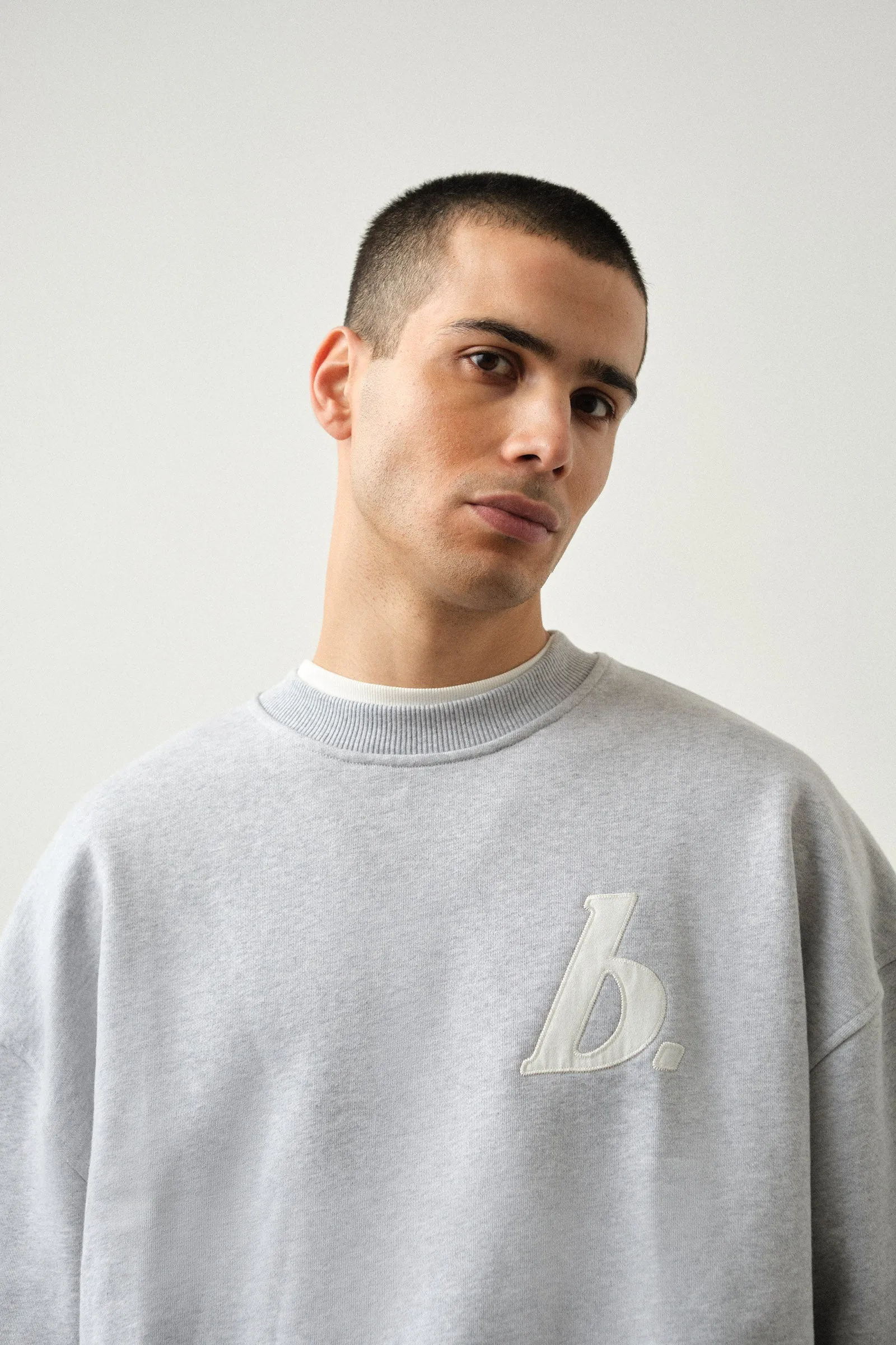 STAMP SWEATER - GREY MARL sold by Bound product image thumbnail 5