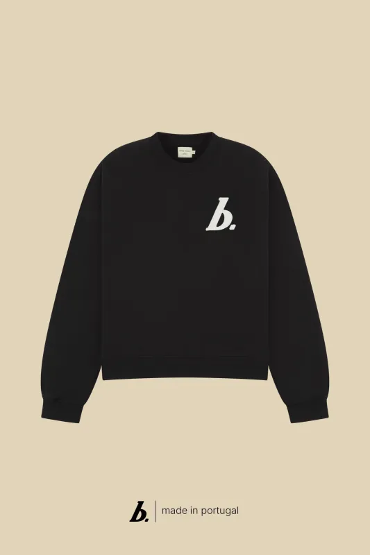 STAMP SWEATER - BLACK made by Bound
