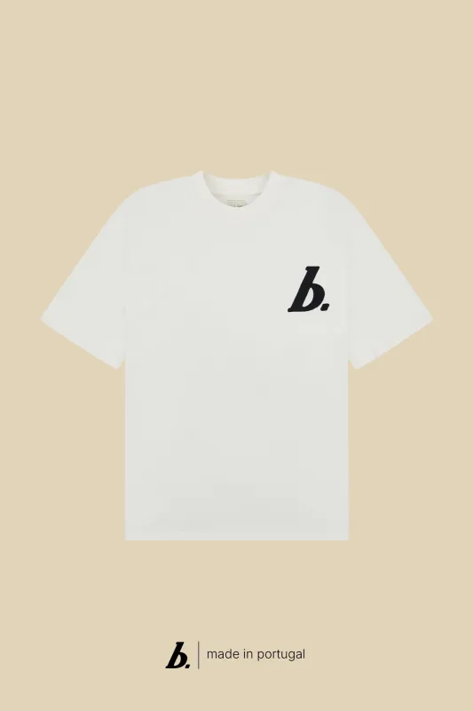 STAMP BOXY TEE - WHITE sold by Bound