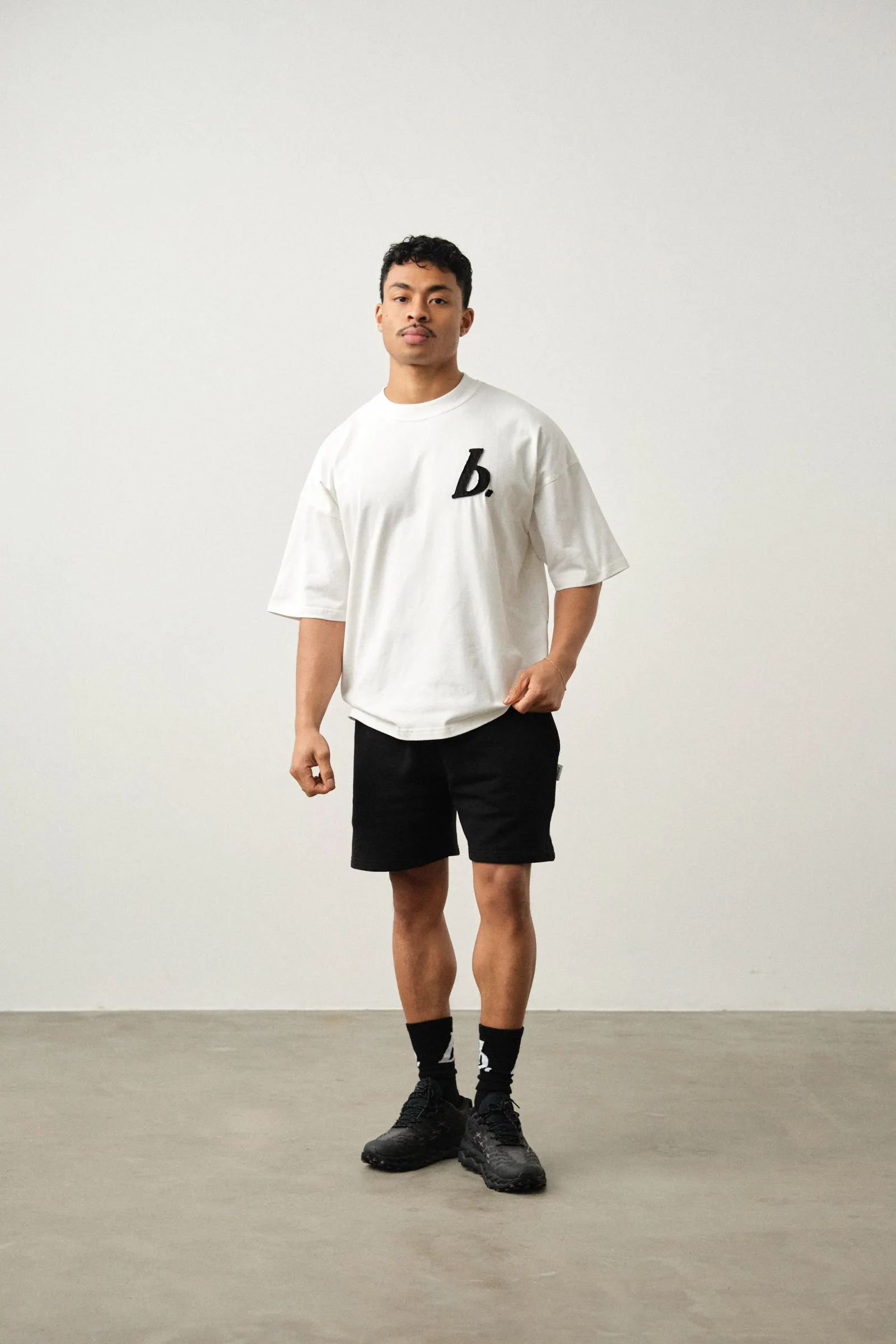 STAMP BOXY TEE - WHITE sold by Bound product image thumbnail 5