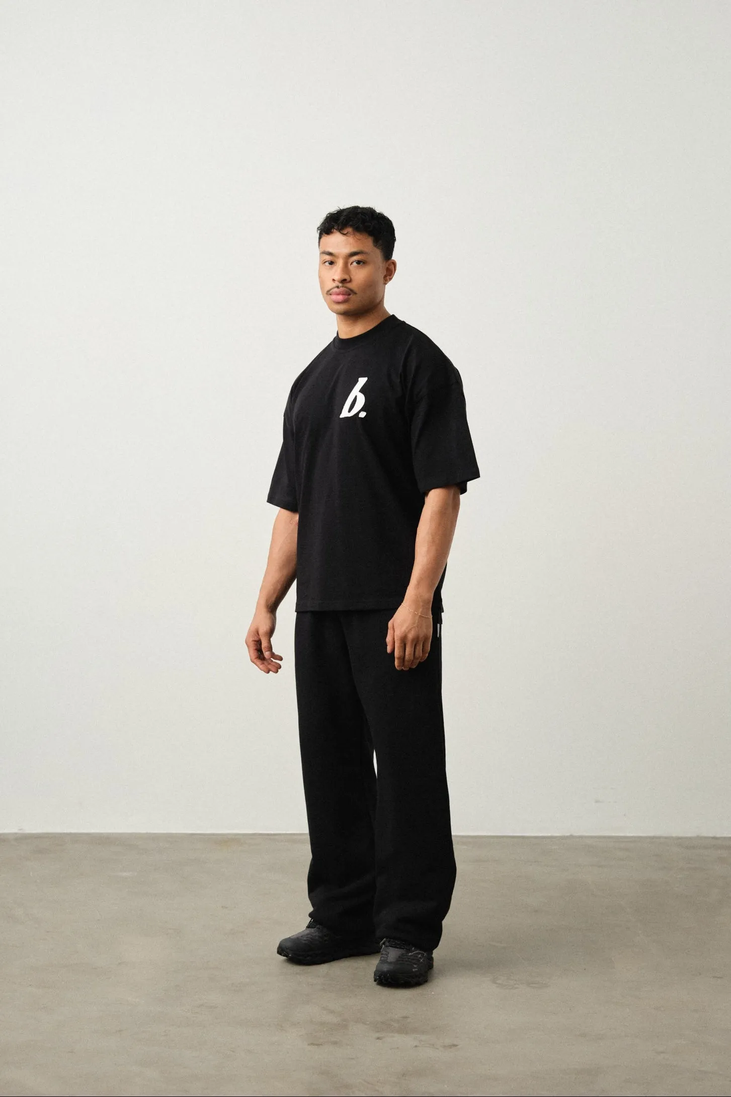 STAMP BOXY TEE - BLACK sold by Bound product image thumbnail 3