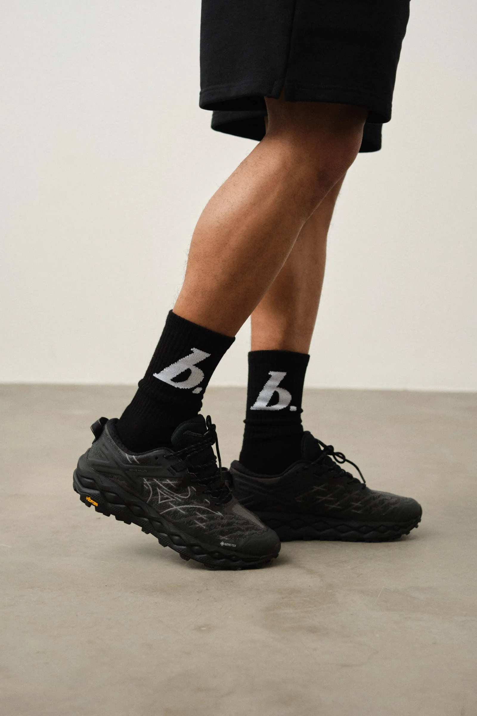 STAMP SOCKS 3 PACK - BLACK/ECRU/GREY sold by Bound product image thumbnail 2