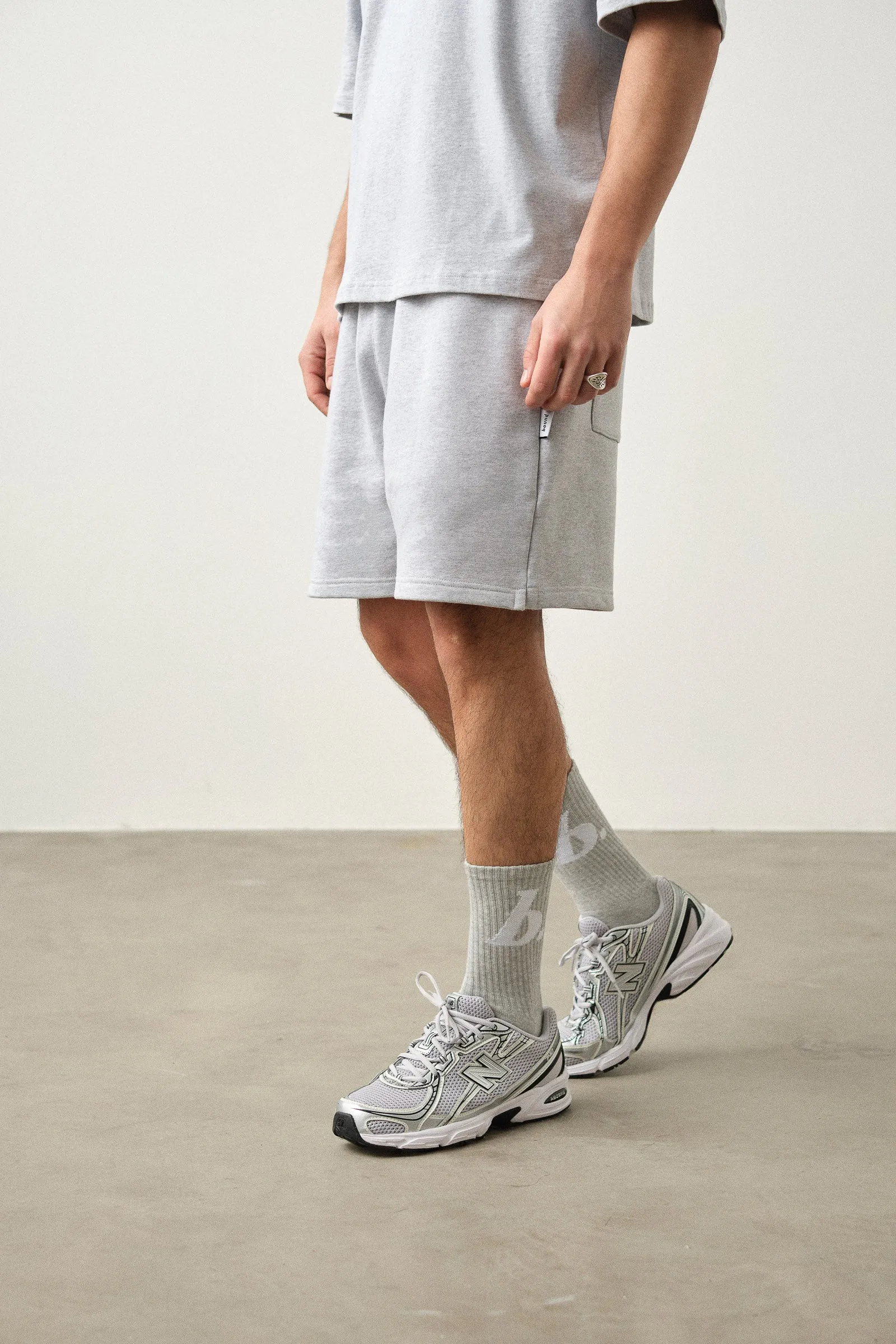 STAMP SOCKS - GREY sold by Bound product image thumbnail 3