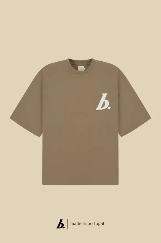 STAMP TEE - WASHED WALNUT made by Bound
