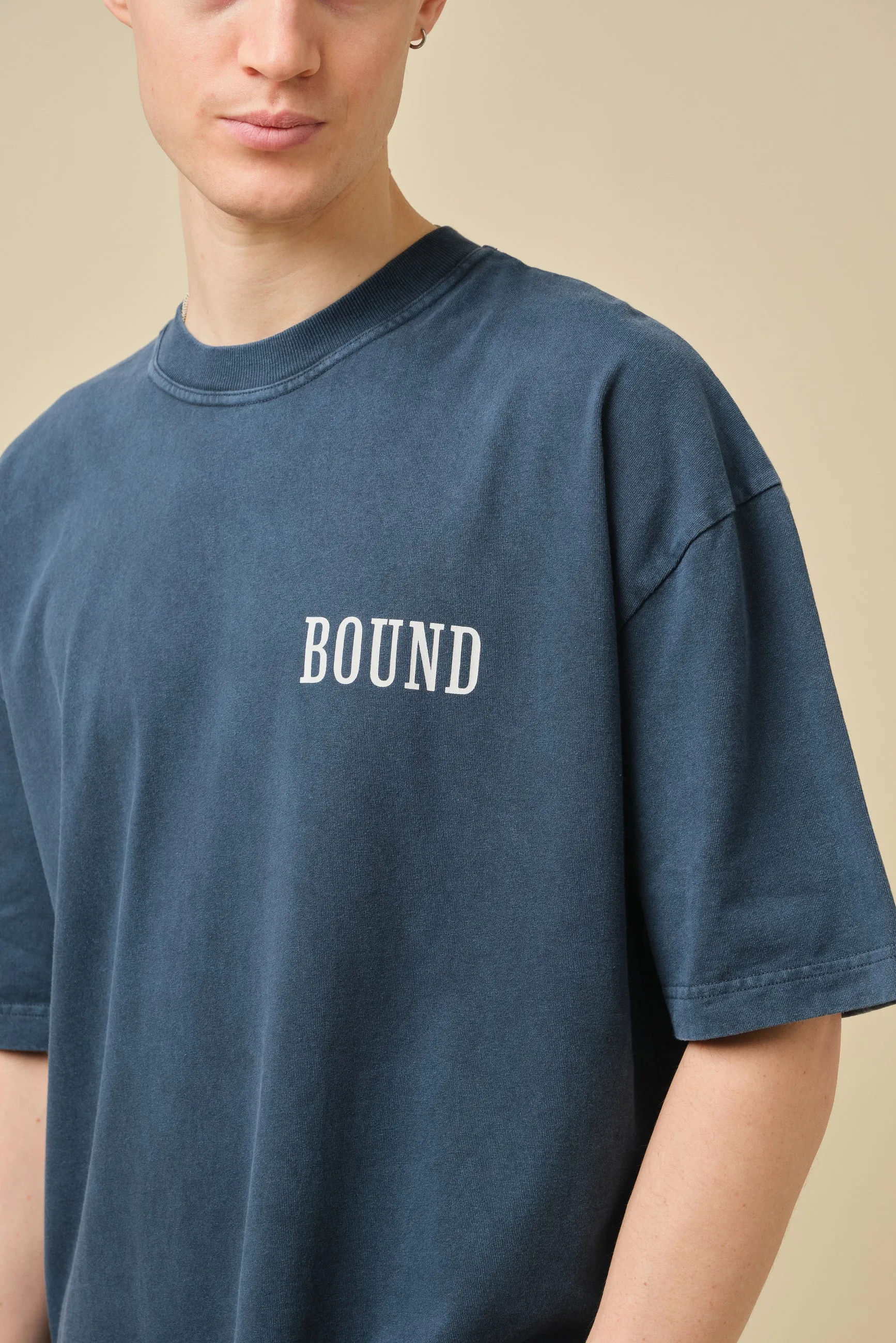 REGATE PORT TEE - FADED DARK NAVY BLUE sold by Bound product image thumbnail 5