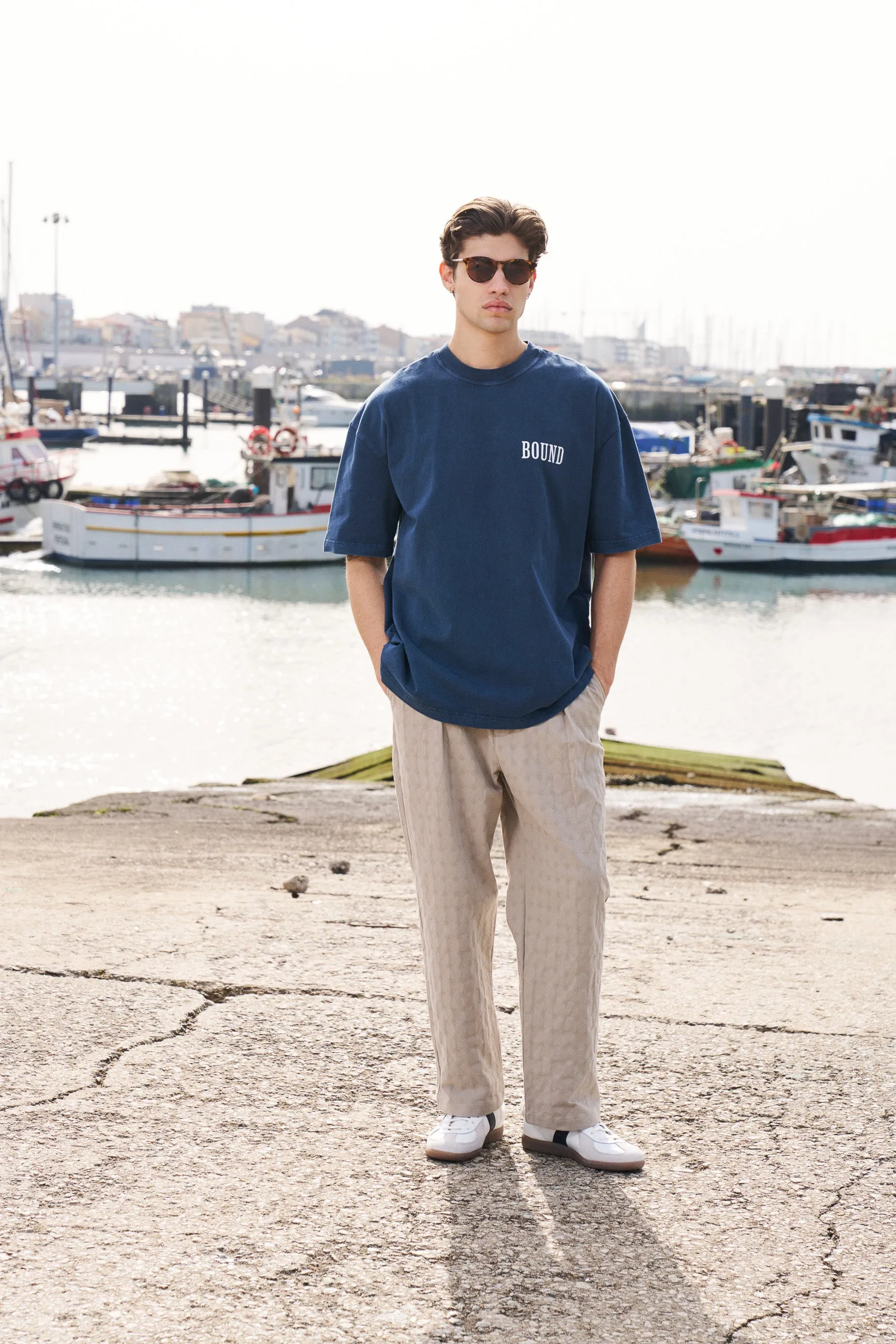 REGATE PORT TEE - FADED DARK NAVY BLUE sold by Bound product image thumbnail 3