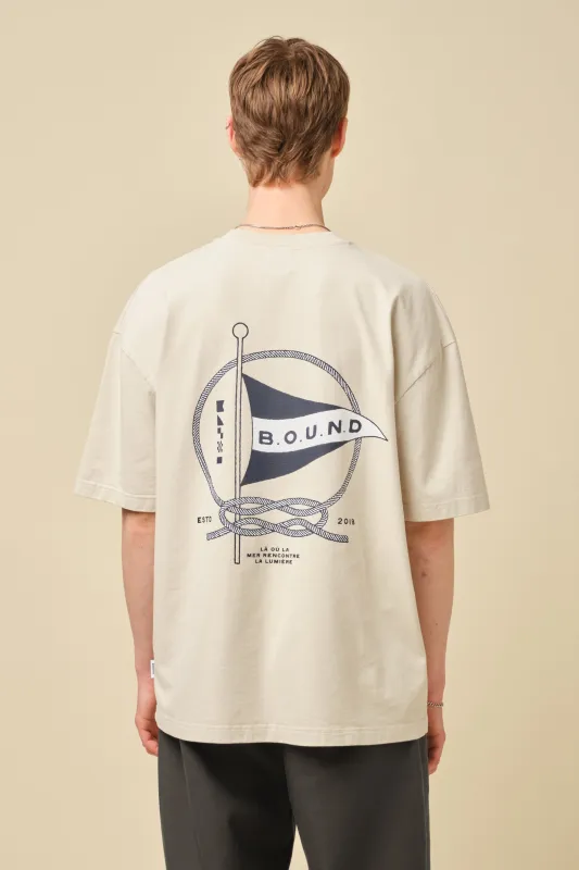 MARINE TEE - WASHED SAND made by Bound