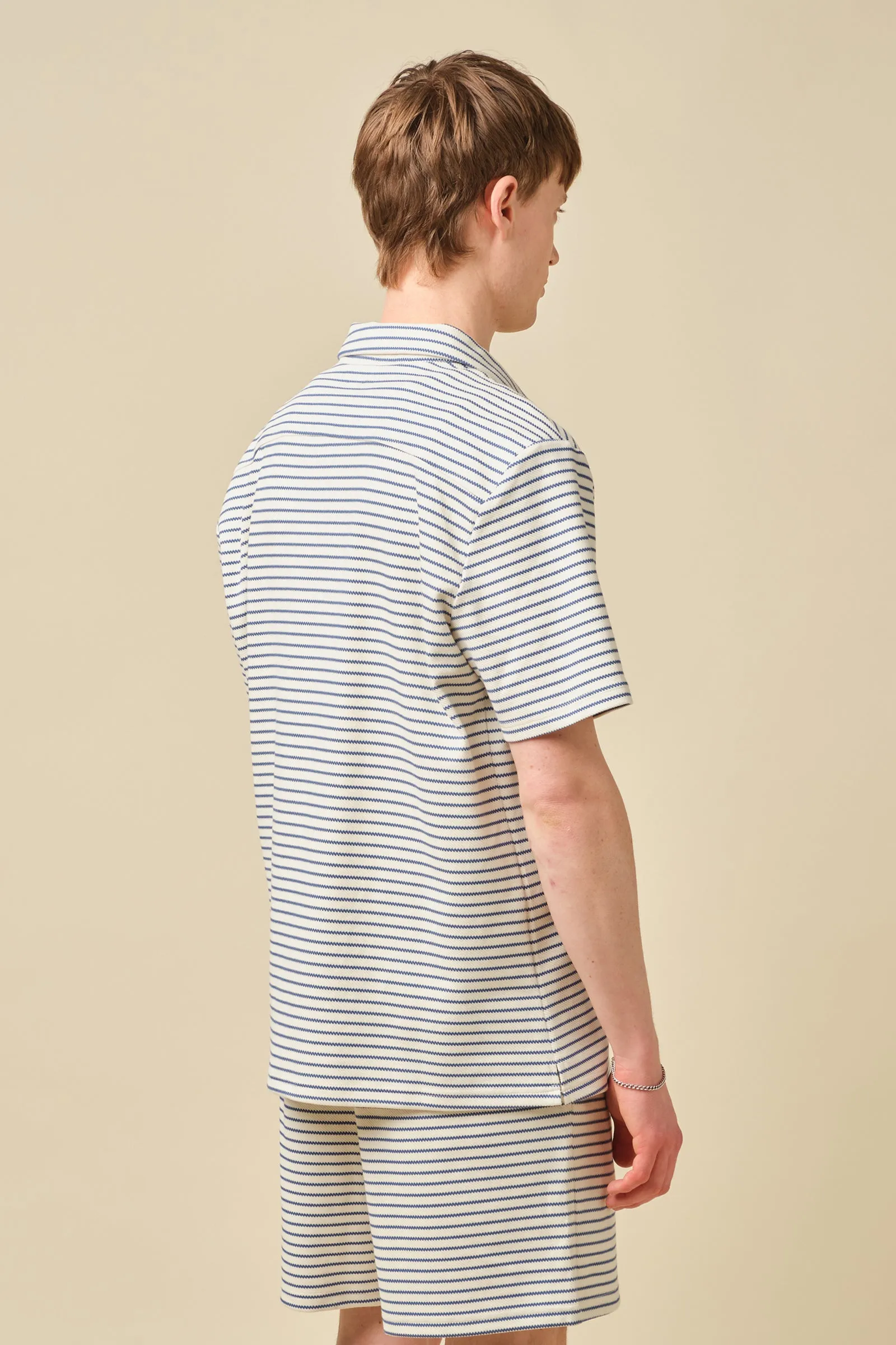 STRIPE JACQUARD OCEAN SHIRT sold by Bound product image thumbnail 3