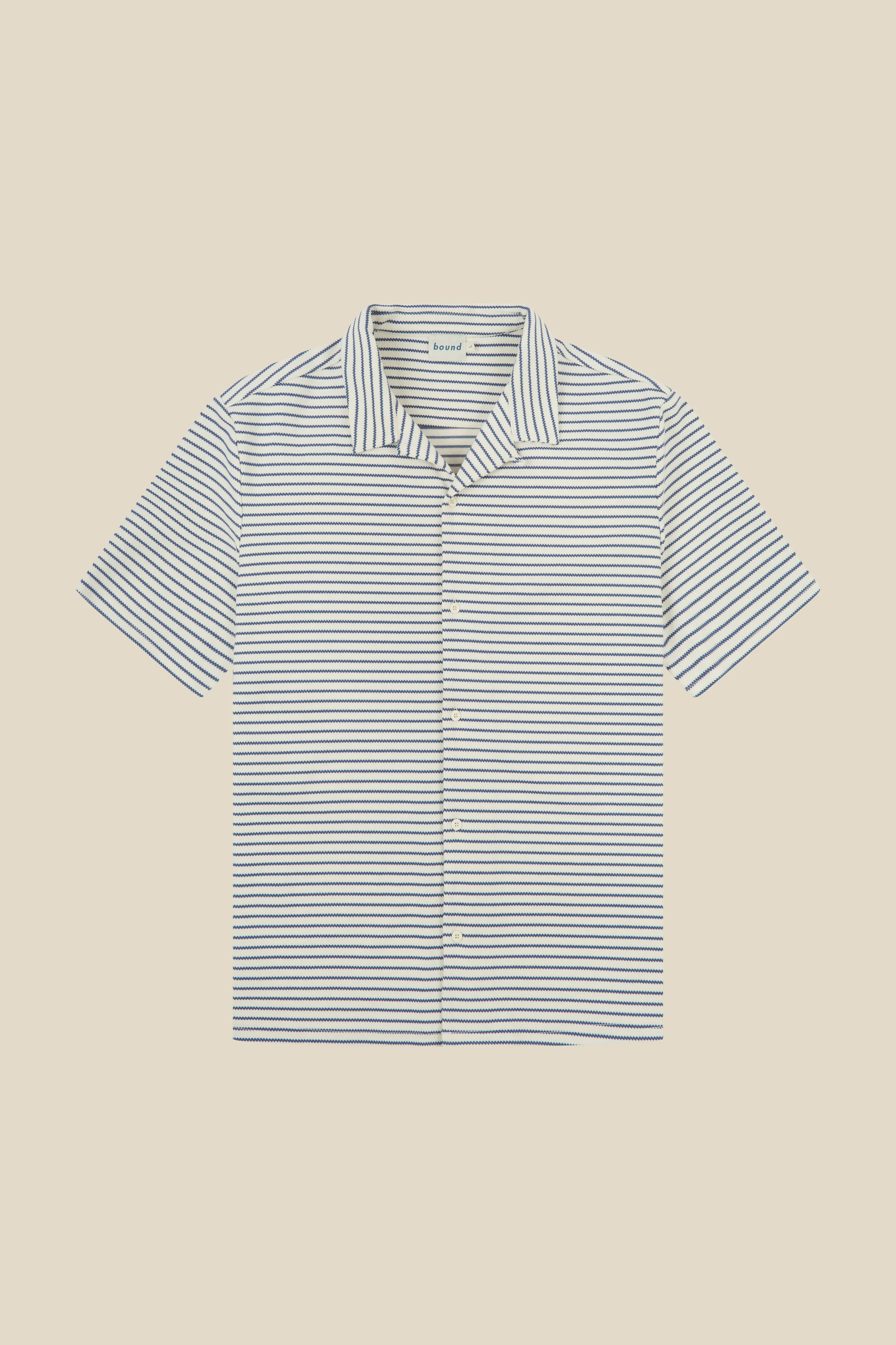 STRIPE JACQUARD OCEAN SHIRT sold by Bound product image thumbnail 5