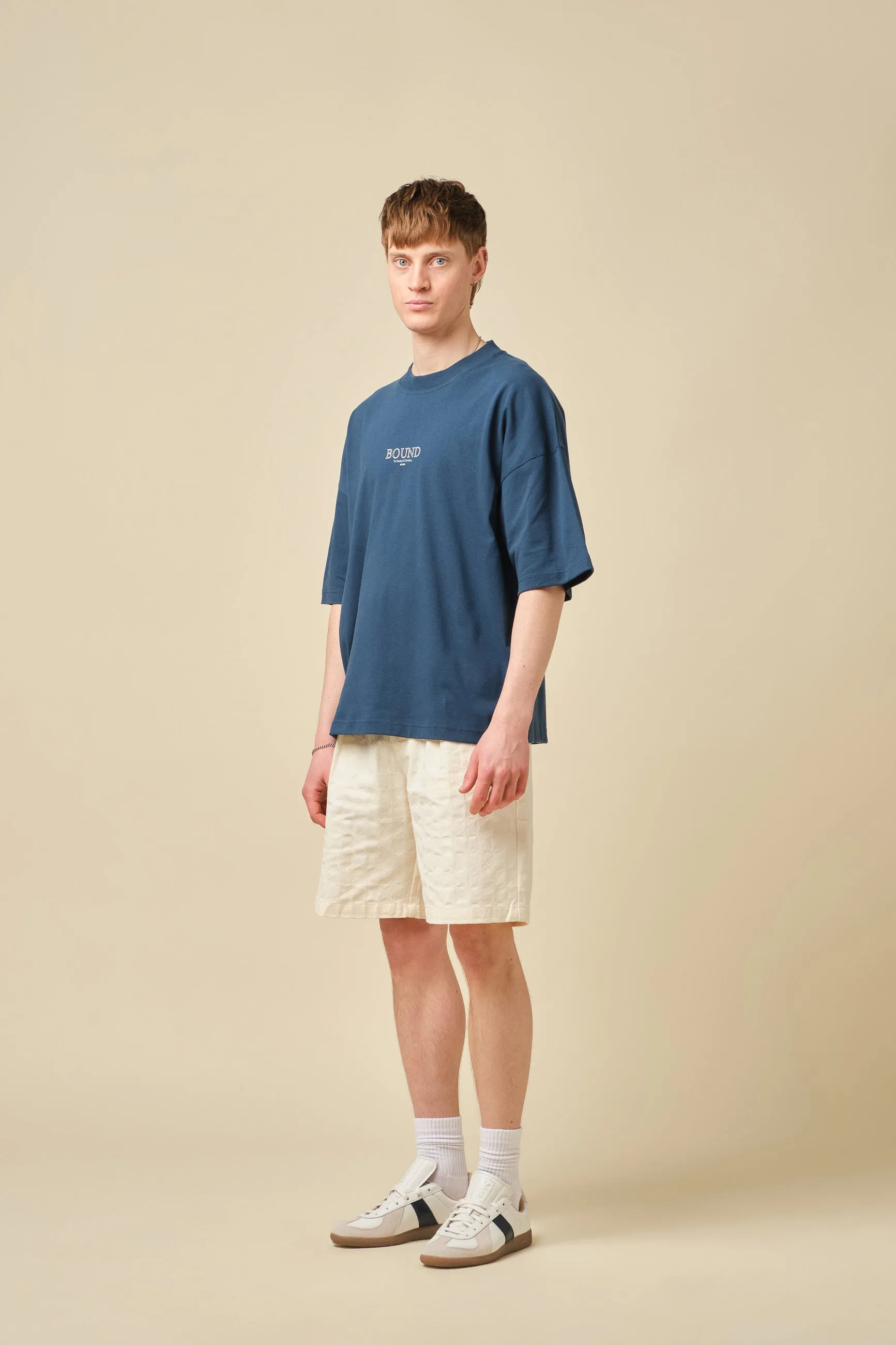 NAUTICAL DIVISON BOXY TEE - OCEAN BLUE sold by Bound product image thumbnail 4