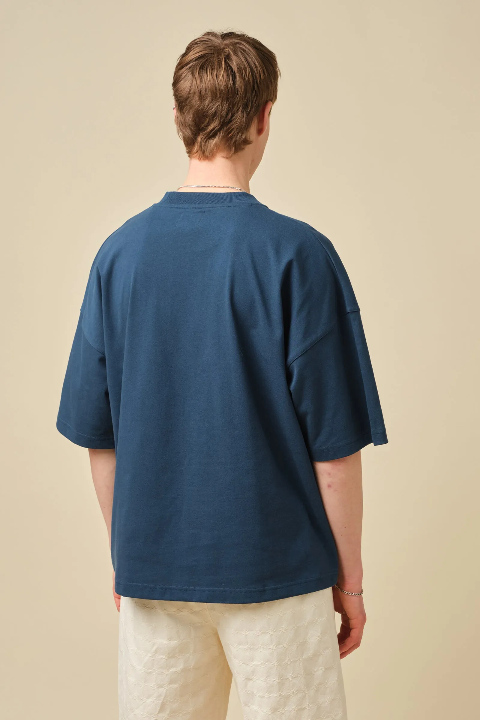 NAUTICAL DIVISON BOXY TEE - OCEAN BLUE sold by Bound product image thumbnail 3