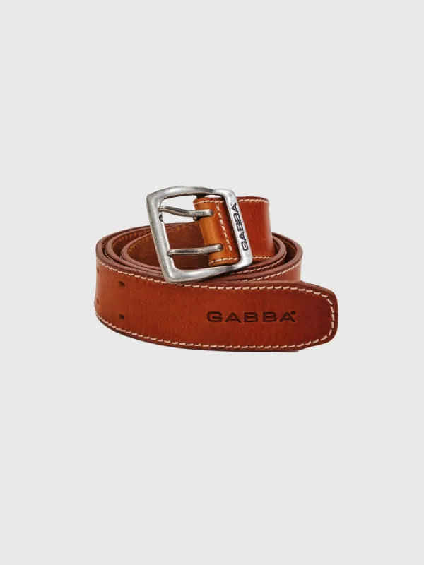 Basta Stitch Belt - Cognac sold by Gabba