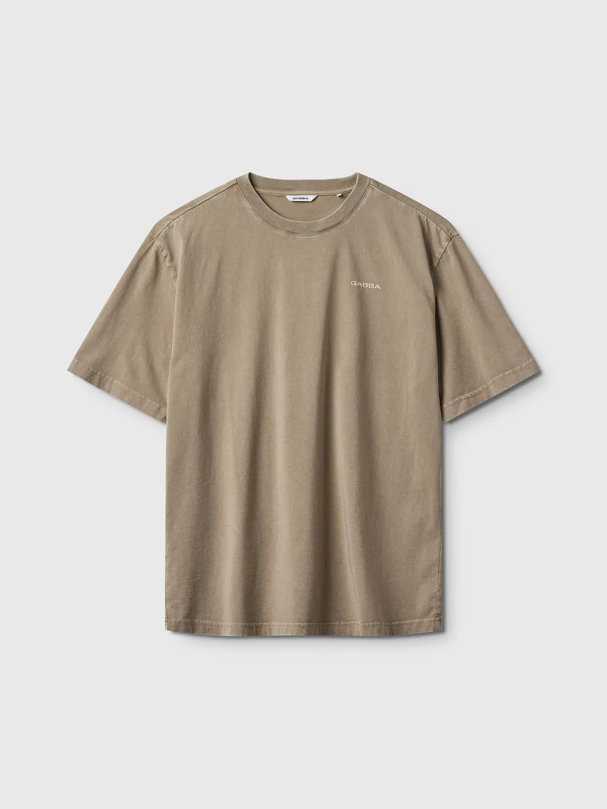 Nigel Boxy Snow SS Tee - Coriander sold by Gabba