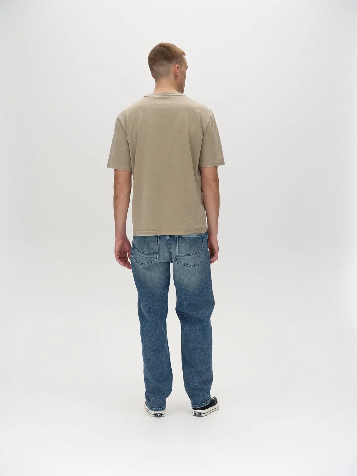 Nigel Boxy Snow SS Tee - Coriander sold by Gabba product image thumbnail 5