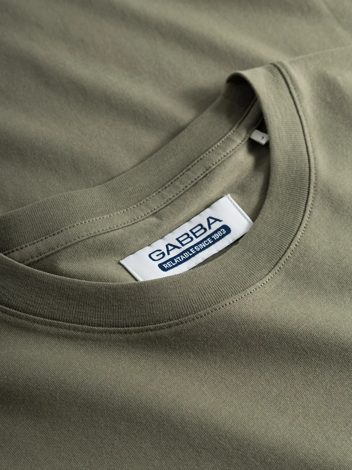 GABdune Logo SS GOTS - Deep Lichen Green sold by Gabba product image thumbnail 5