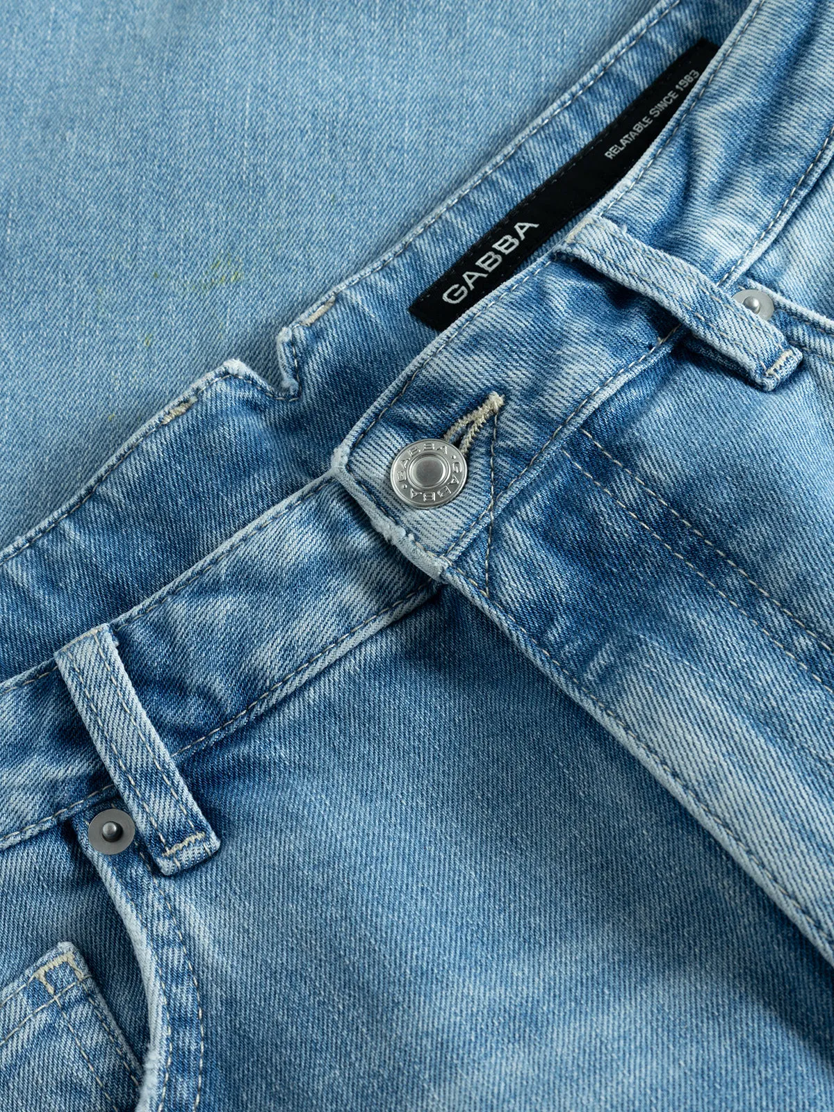 Athen F1012 - Lt. Blue Denim sold by Gabba product image thumbnail 5